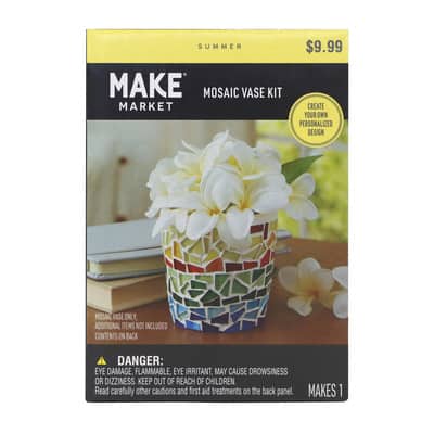 4" Rainbow Mosaic Vase Kit by Make Market®