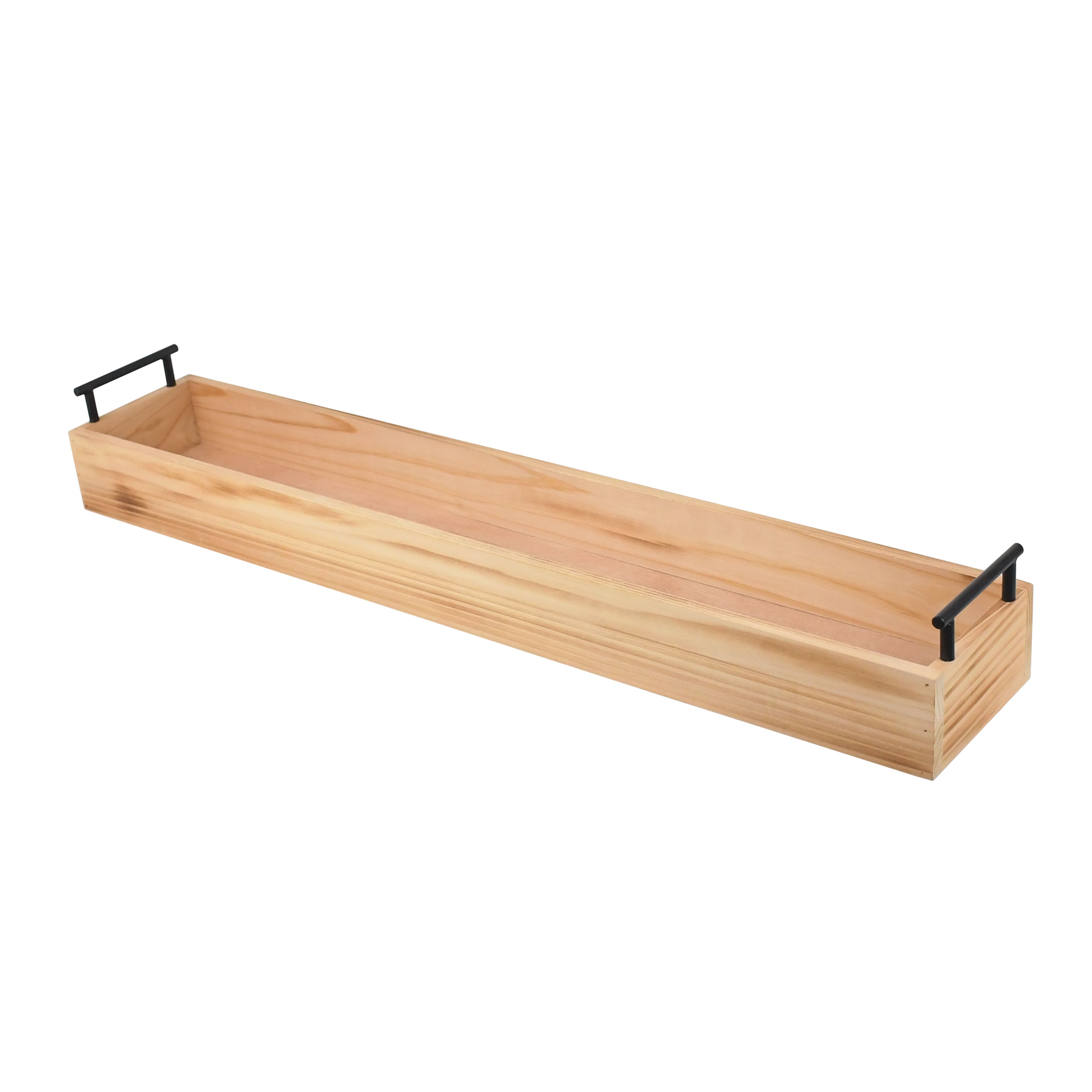 29&#x22; Long Wood Tray with Handle by Ashland&#xAE;