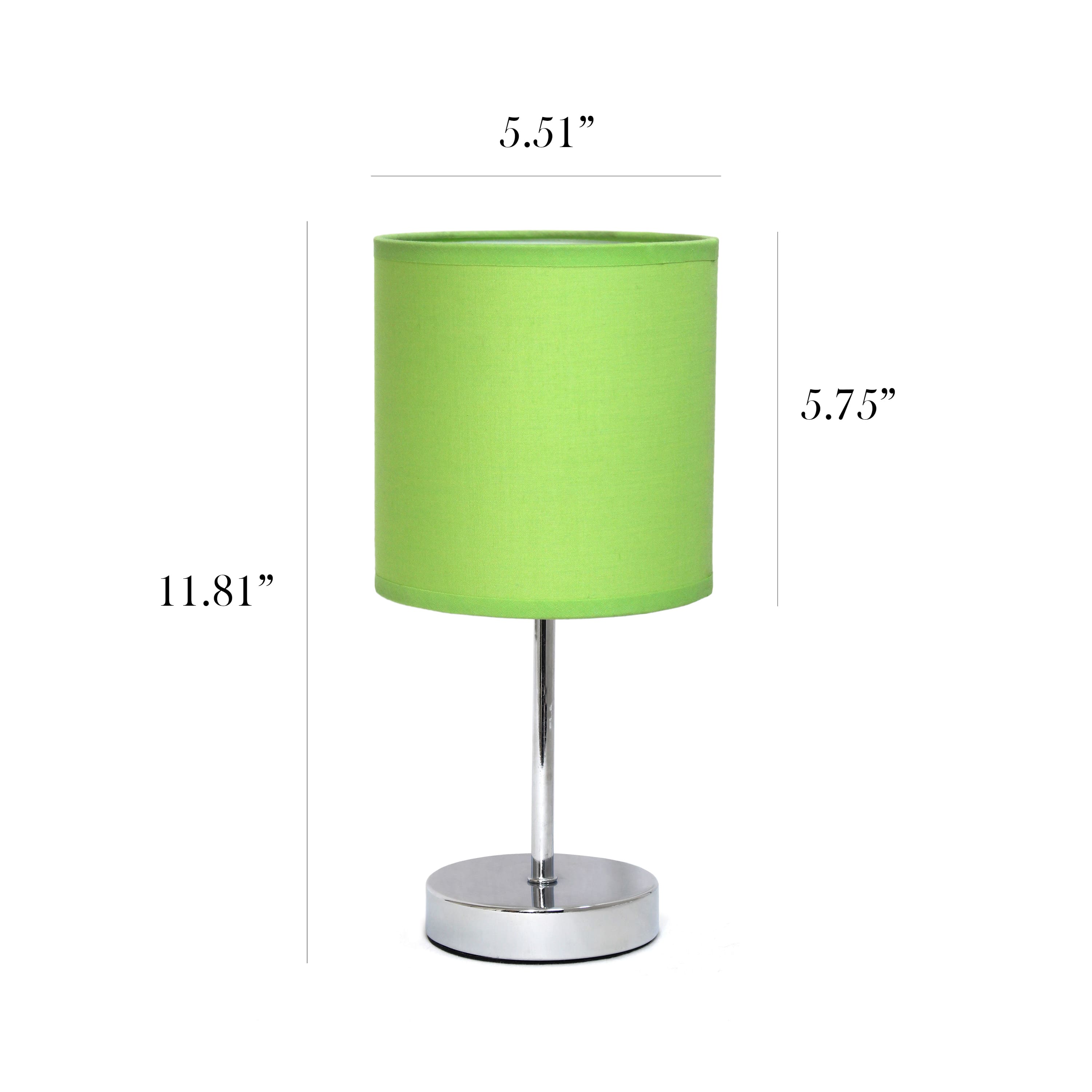 Simple Designs Chrome Mini Table Lamp