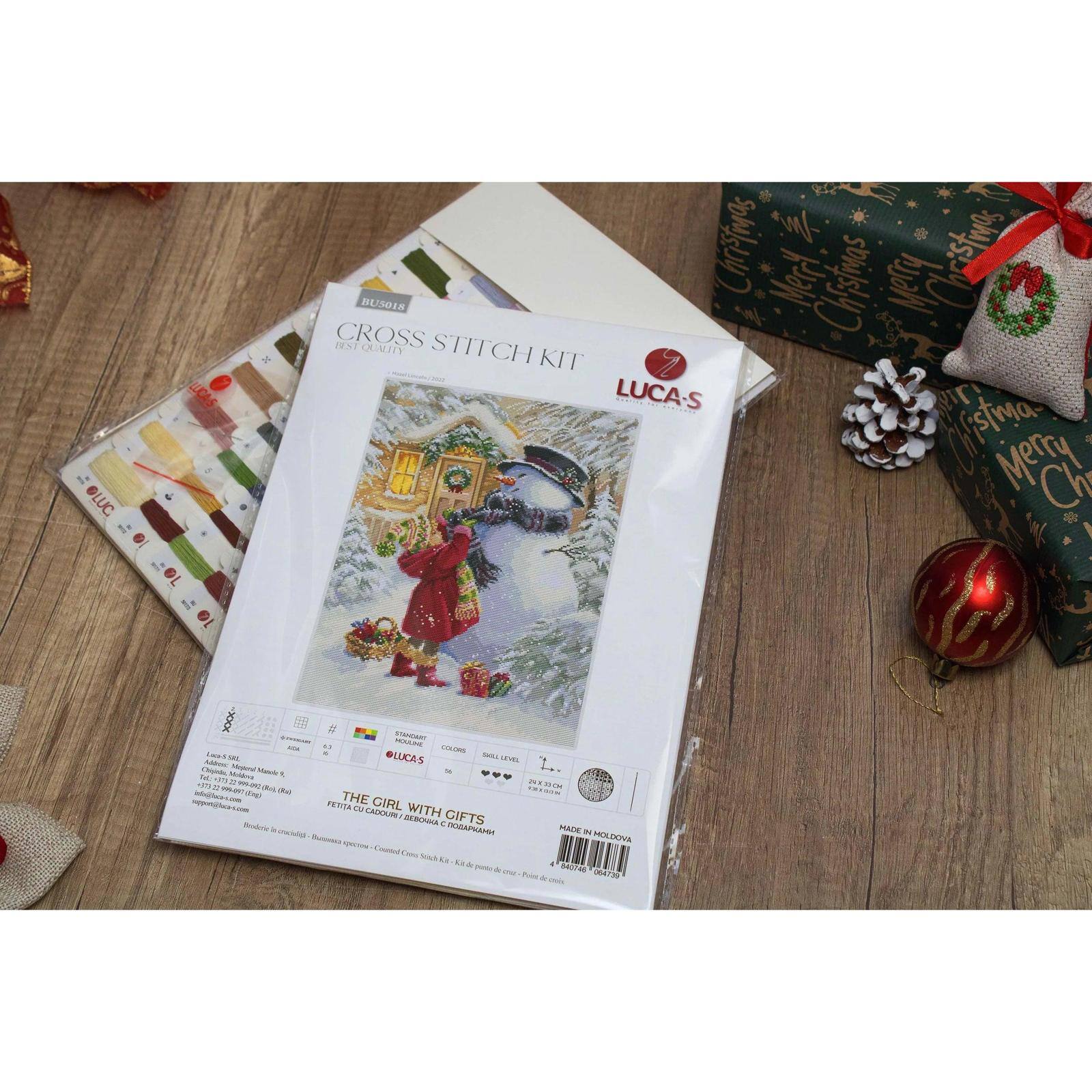 Luca-S The Girl With G Counted Cross-Stitch Kit