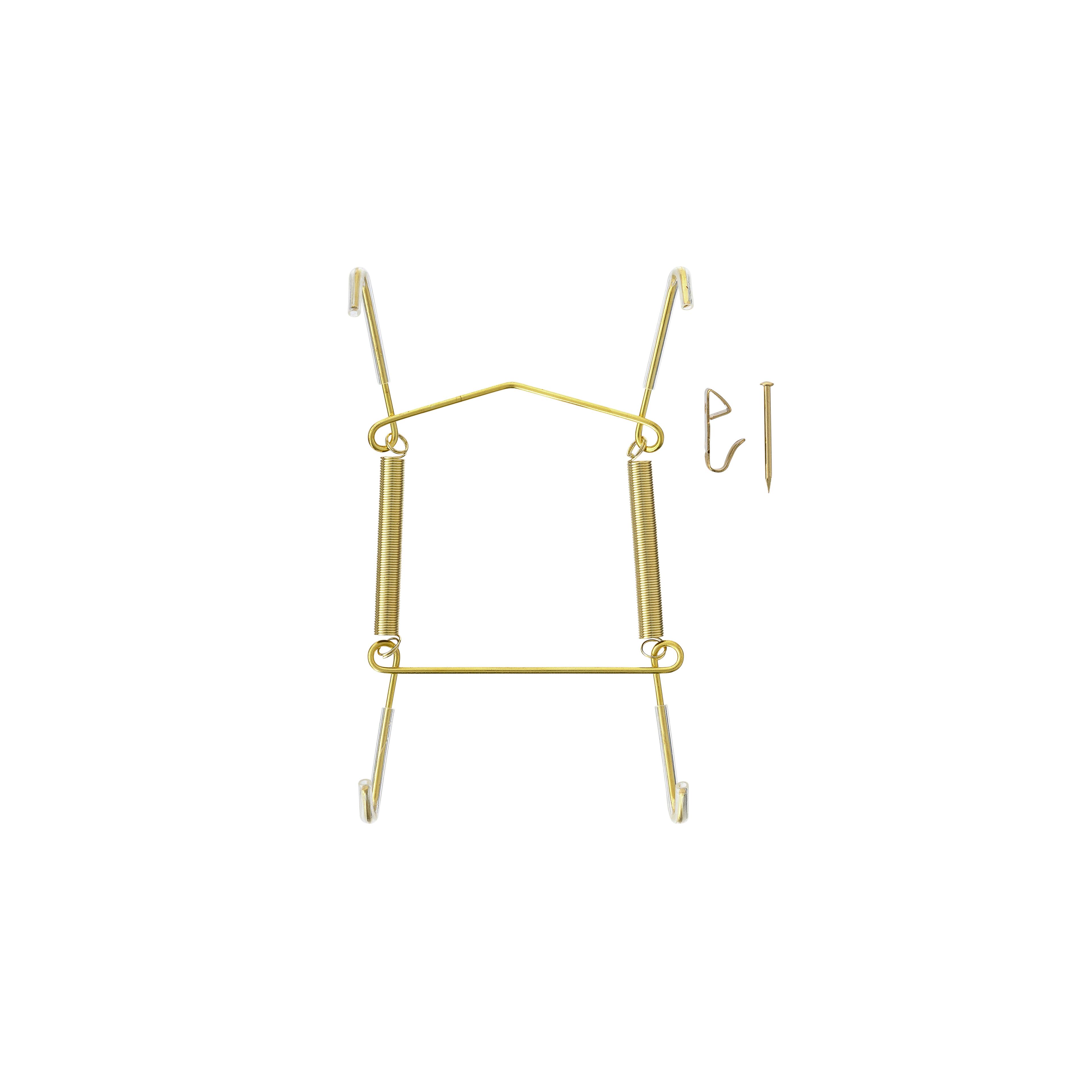 24 Pack: Brass Plate Hanger by Studio Décor®