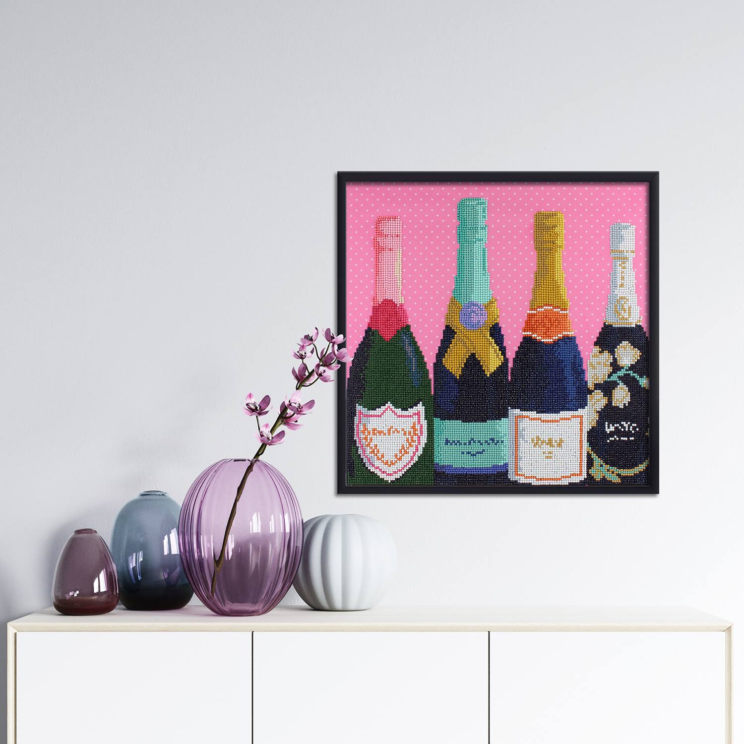 Camelot® Dots Prosecco Diamond Painting Kit | Michaels