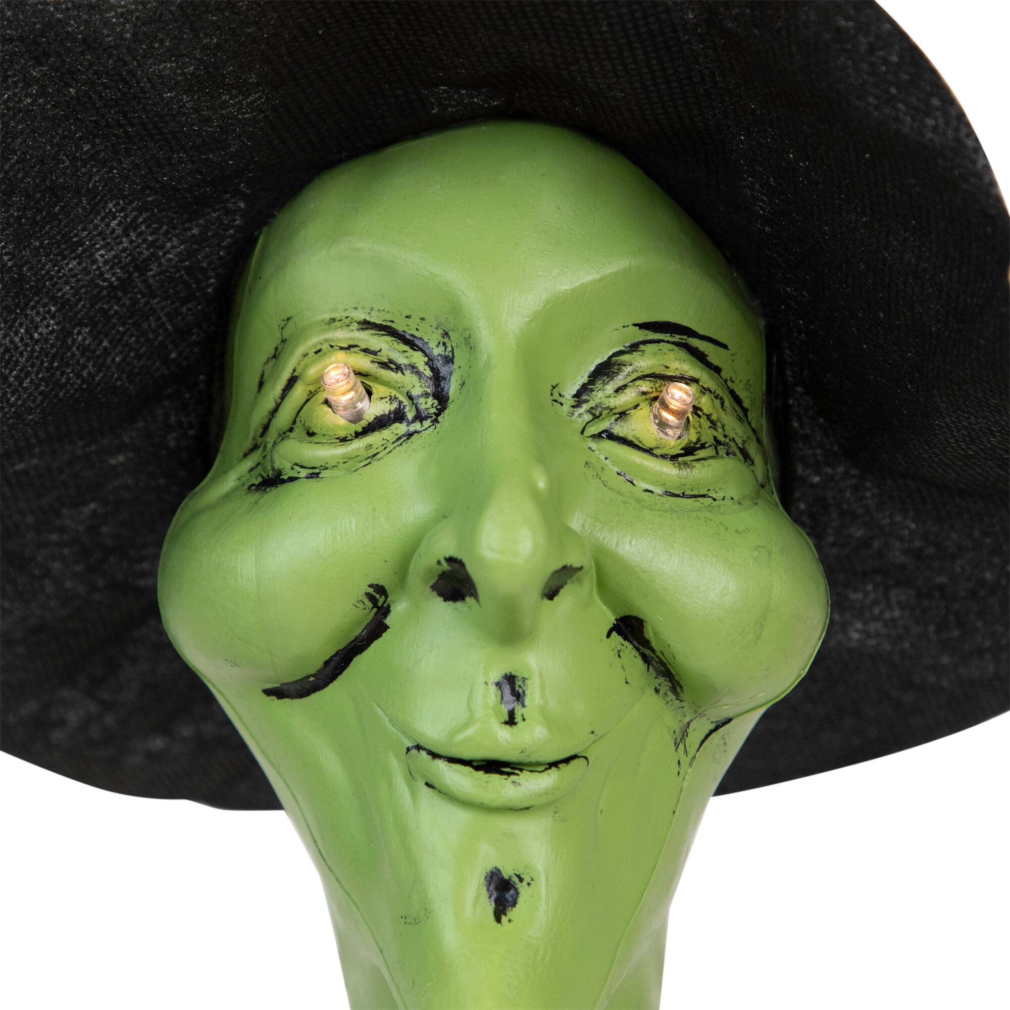 Smirking Witch Halloween Pathway Markers Set, 3ct.