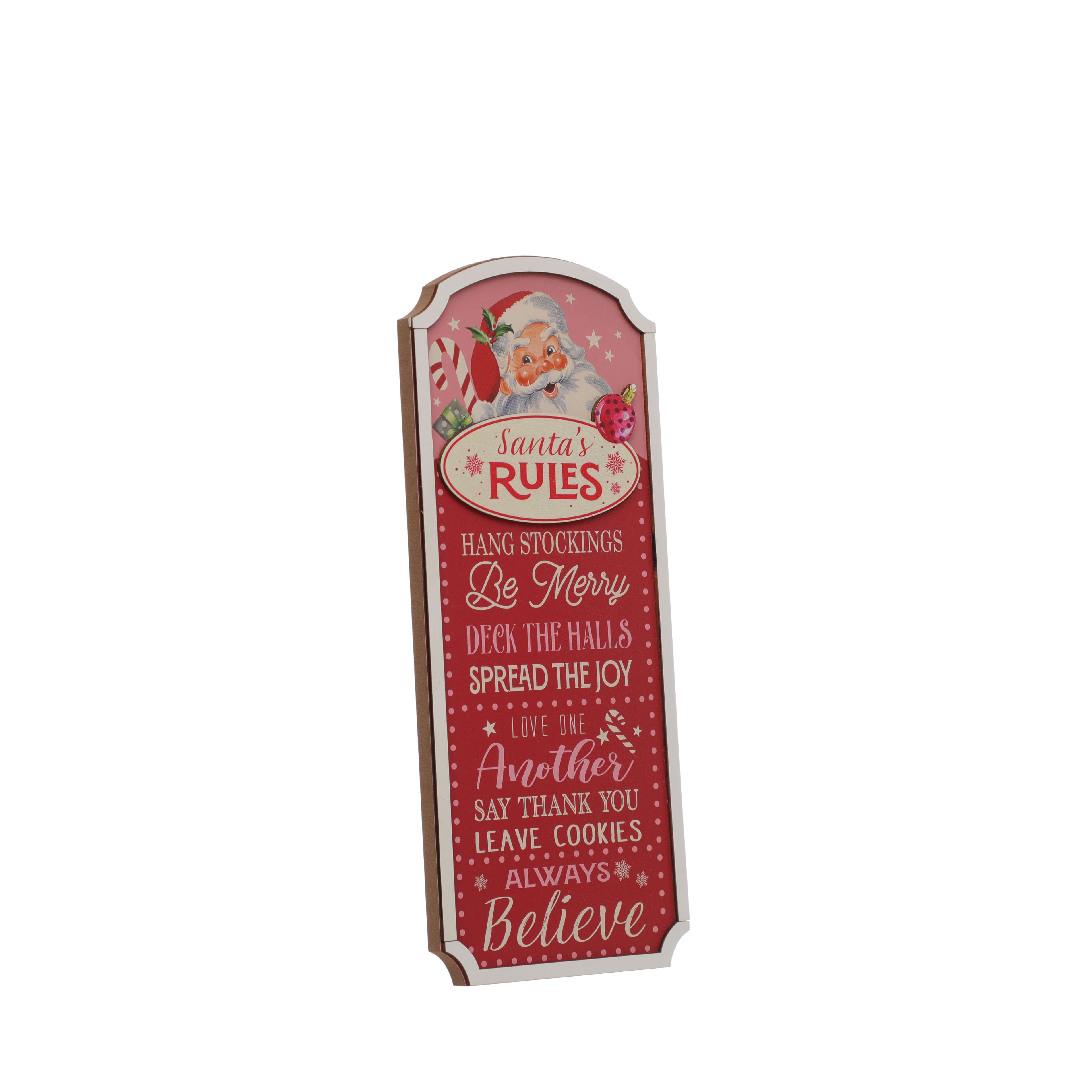 10.75&#x22; Santa&#x27;s Rules Tabletop Sign by Ashland&#xAE;