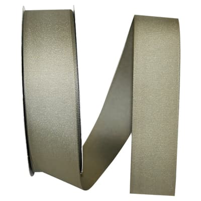 1/4 Inch Silver Grosgrain Ribbon - 50 Yard Spool For Crafts & Hair Bows