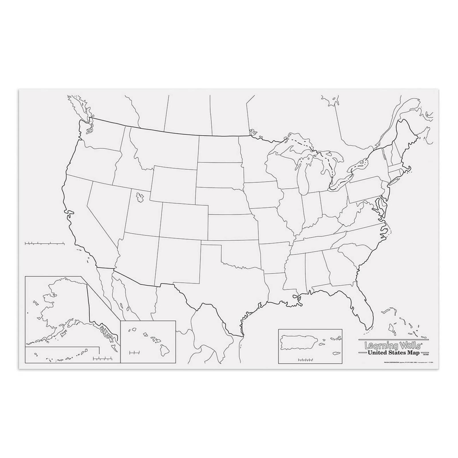 Pacon United States Giant Map