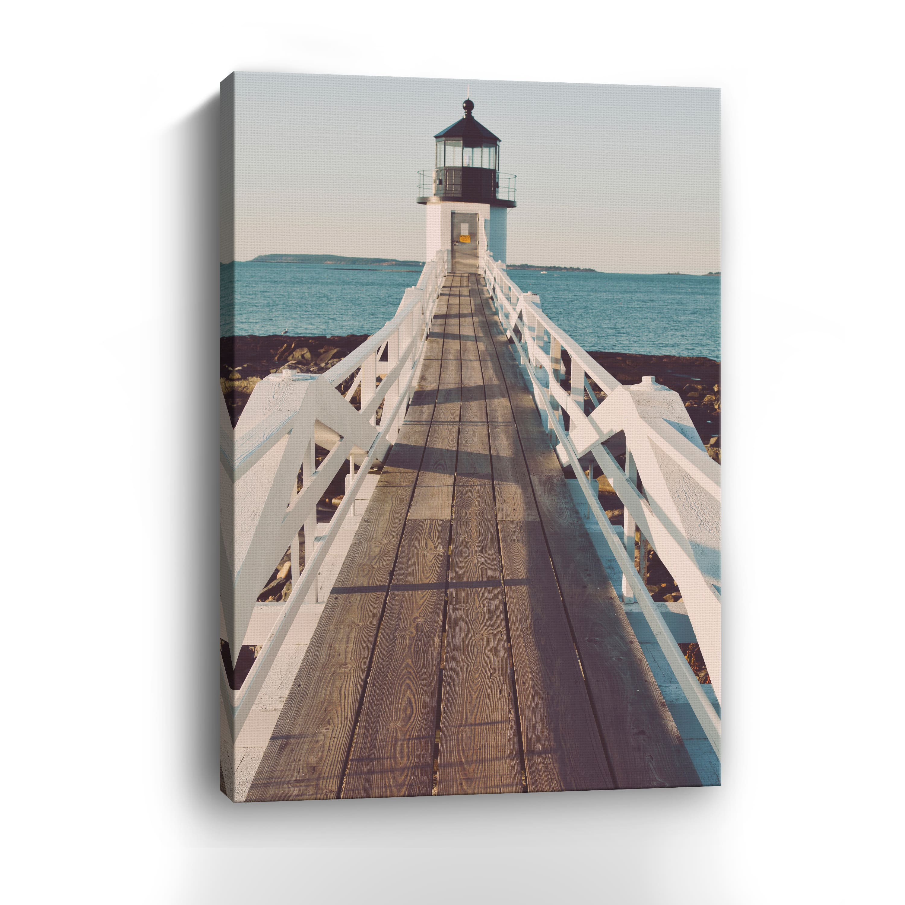 Crossing The Pier Canvas Giclee