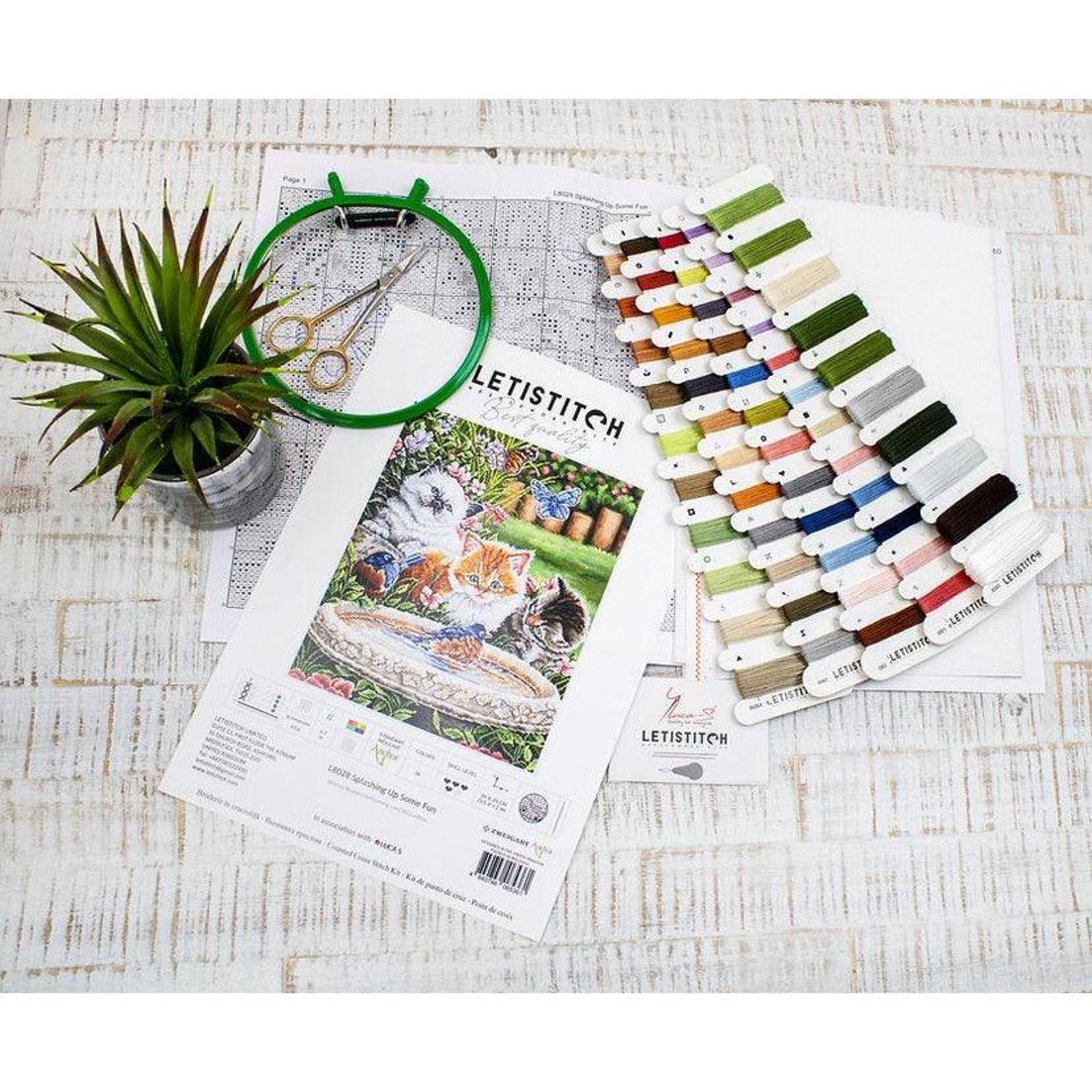 Letistitch Splashing Up Some Fun Counted Cross Stitch Kit