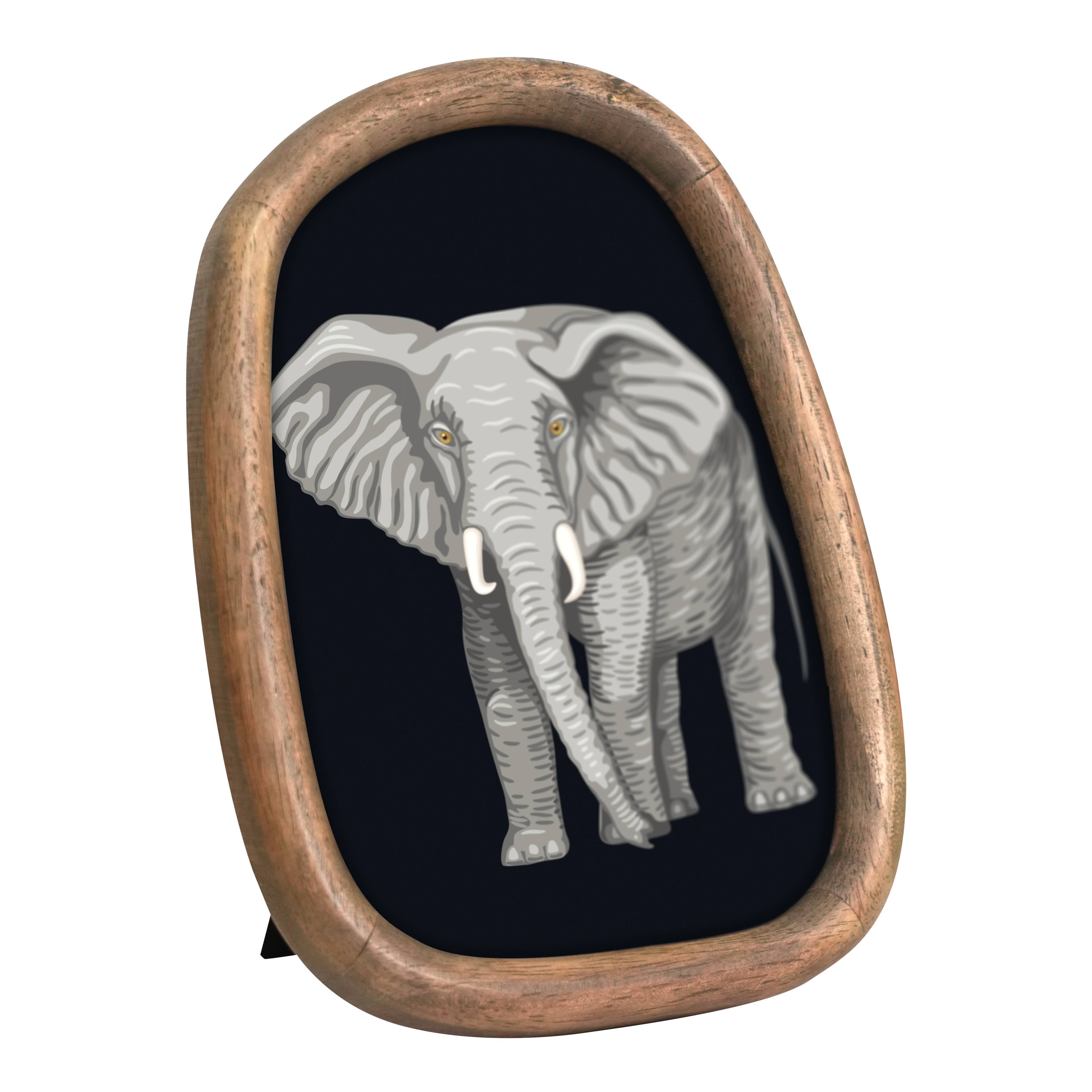 5" x 7" Brown Organic Shape Wood Tabletop Frame by Ashland®