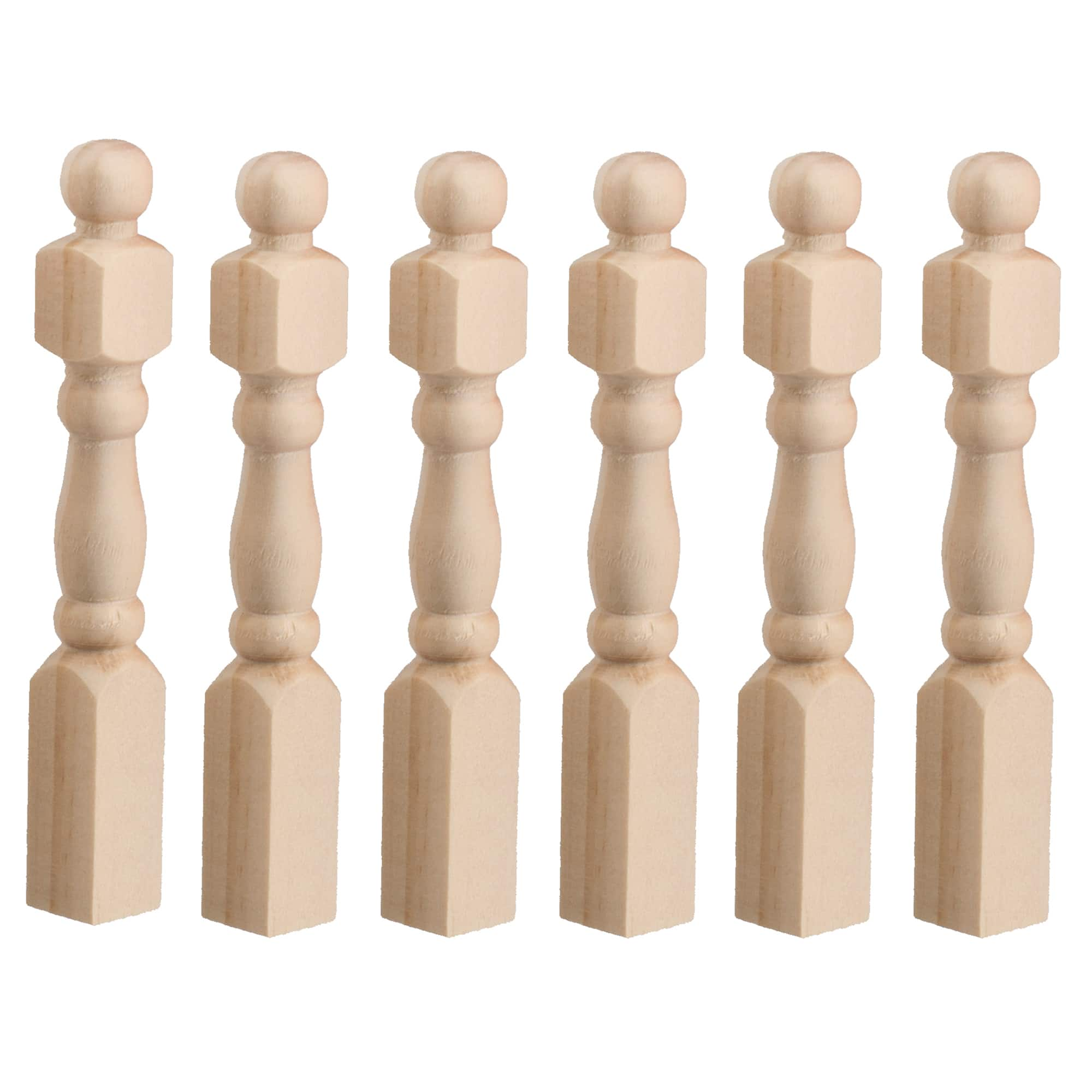 Houseworks&#xAE; Traditional Newel Posts, 6ct.