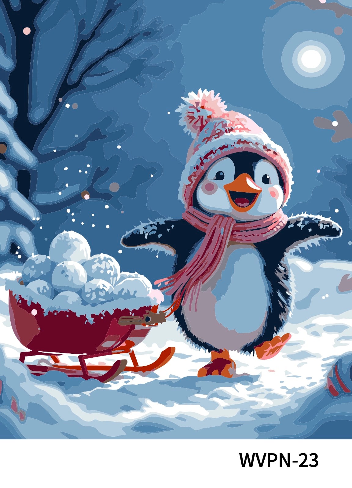 16" x 20" Penguin Paint-by-Number Kit by Artist's Loft™