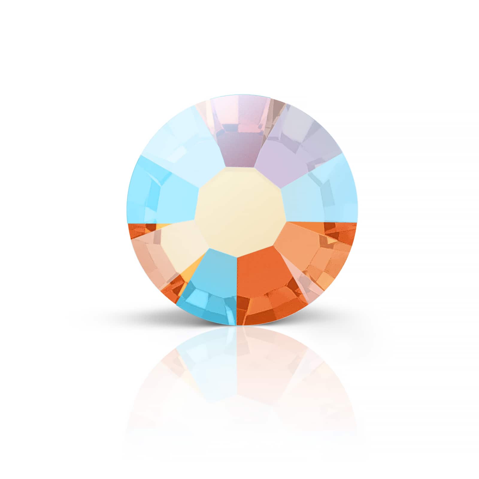 Preciosa MAXIMA SS16 Aurora Borealis Flatback Czech Crystals, 144ct.