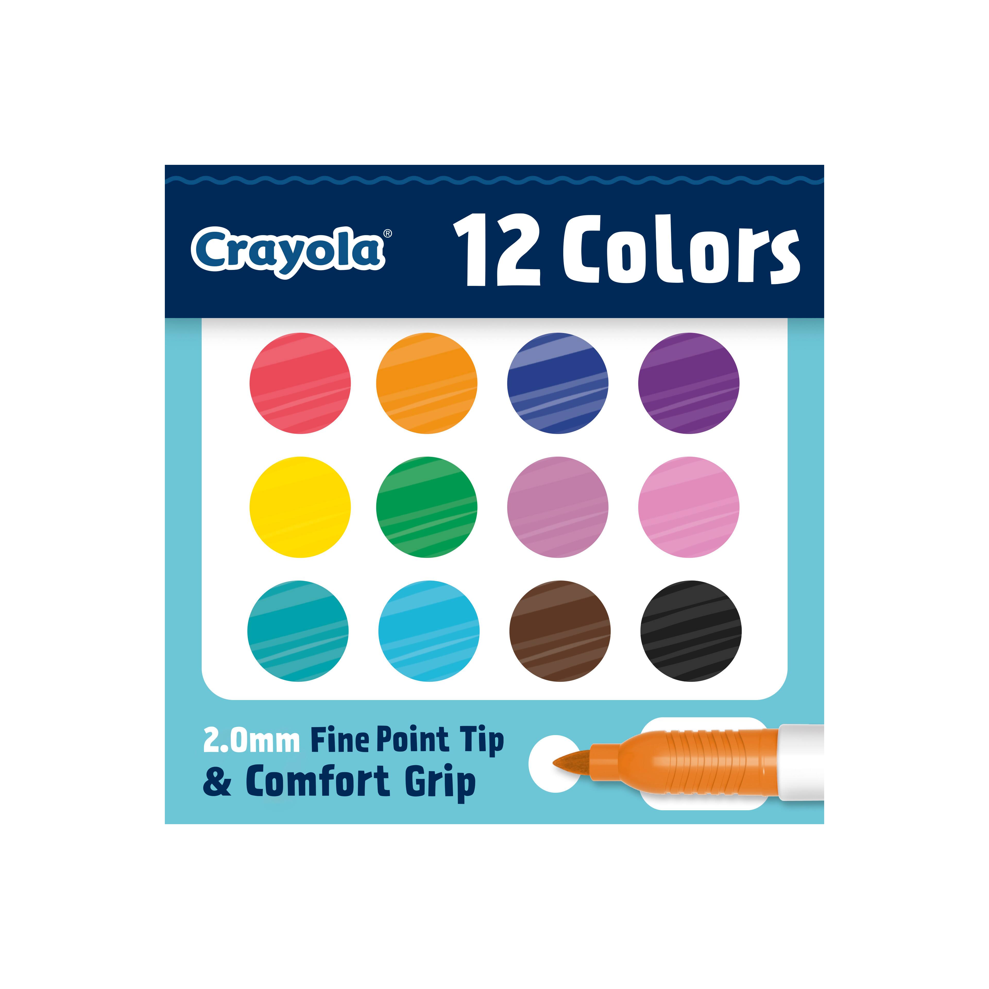 Crayola&#xAE; Fine Point Doodle Markers, 12ct.