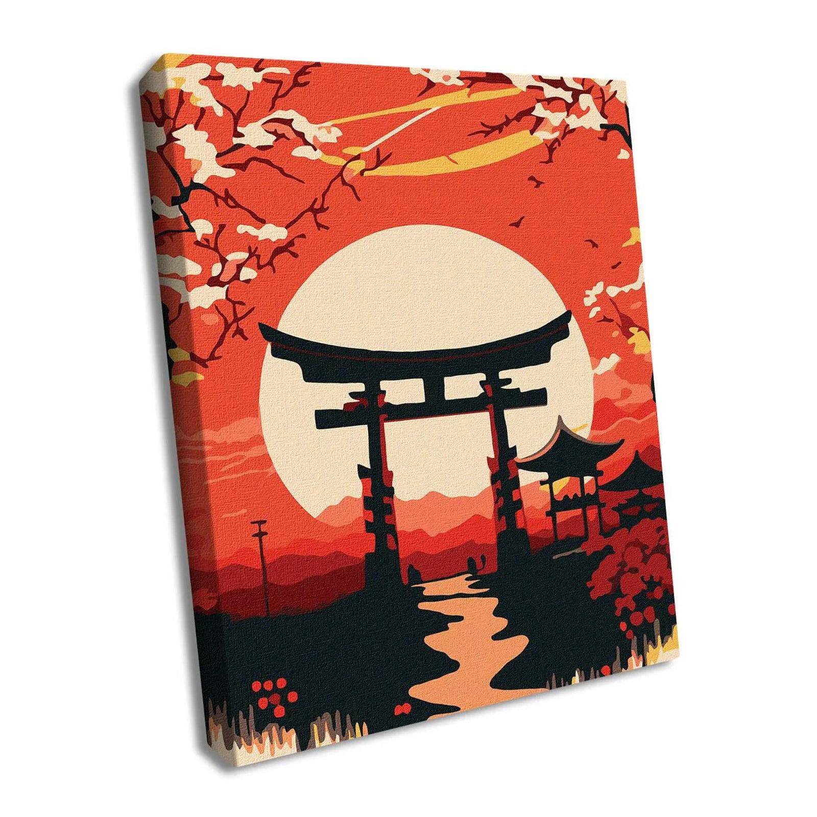 Ideyka The Beauty of The East Painting by Numbers Kit