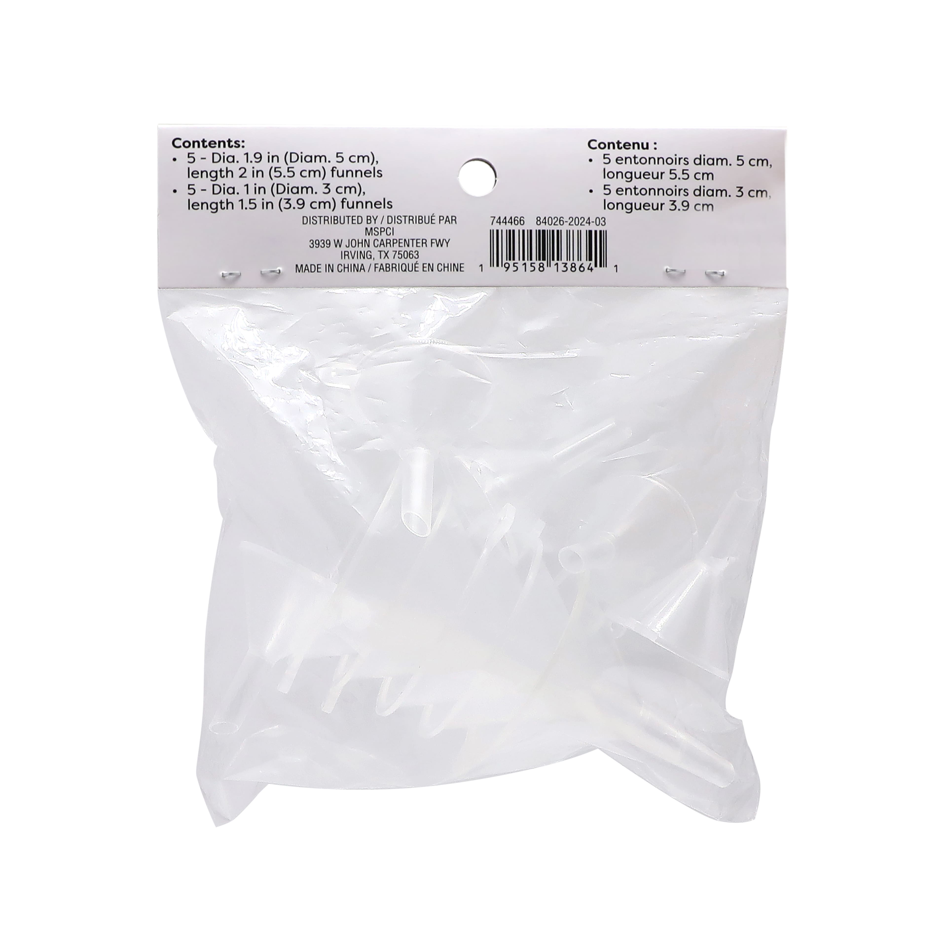 Ensemble de 10 entonnoirs pour art d'Artist’s Loft