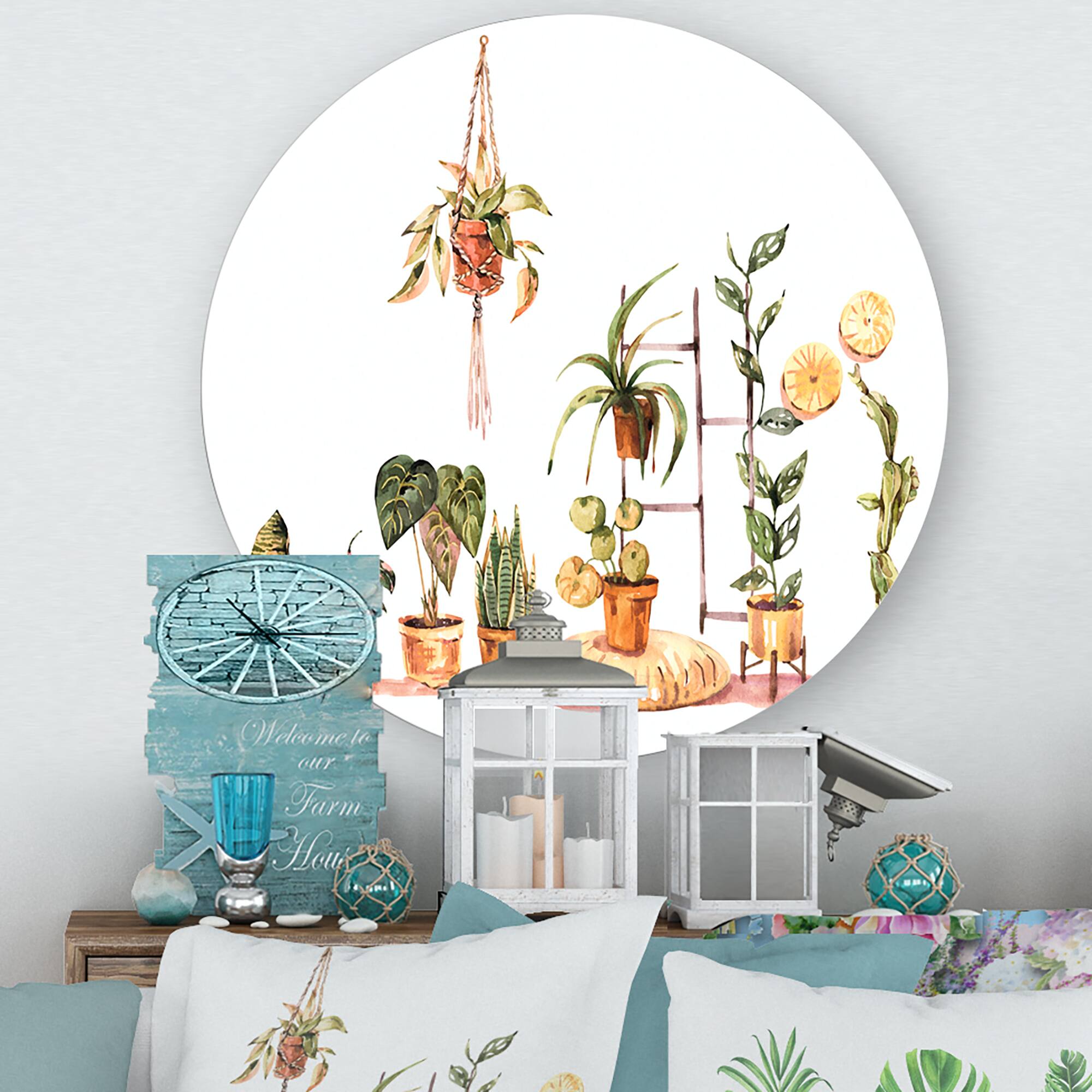 Designart - Indoor House Plants Urban Jungle II