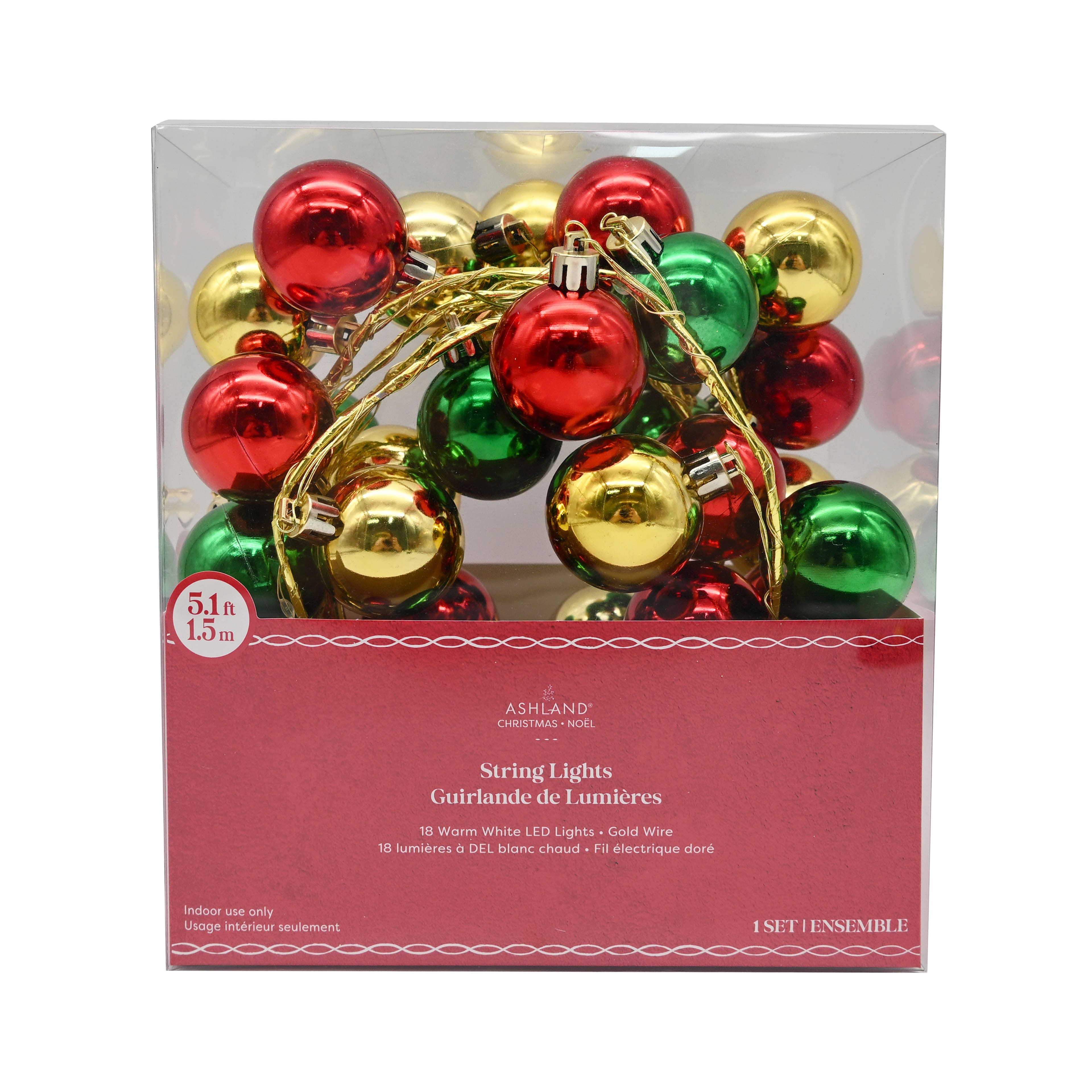 18ct. Warm White LED Ornament String Lights by Ashland®