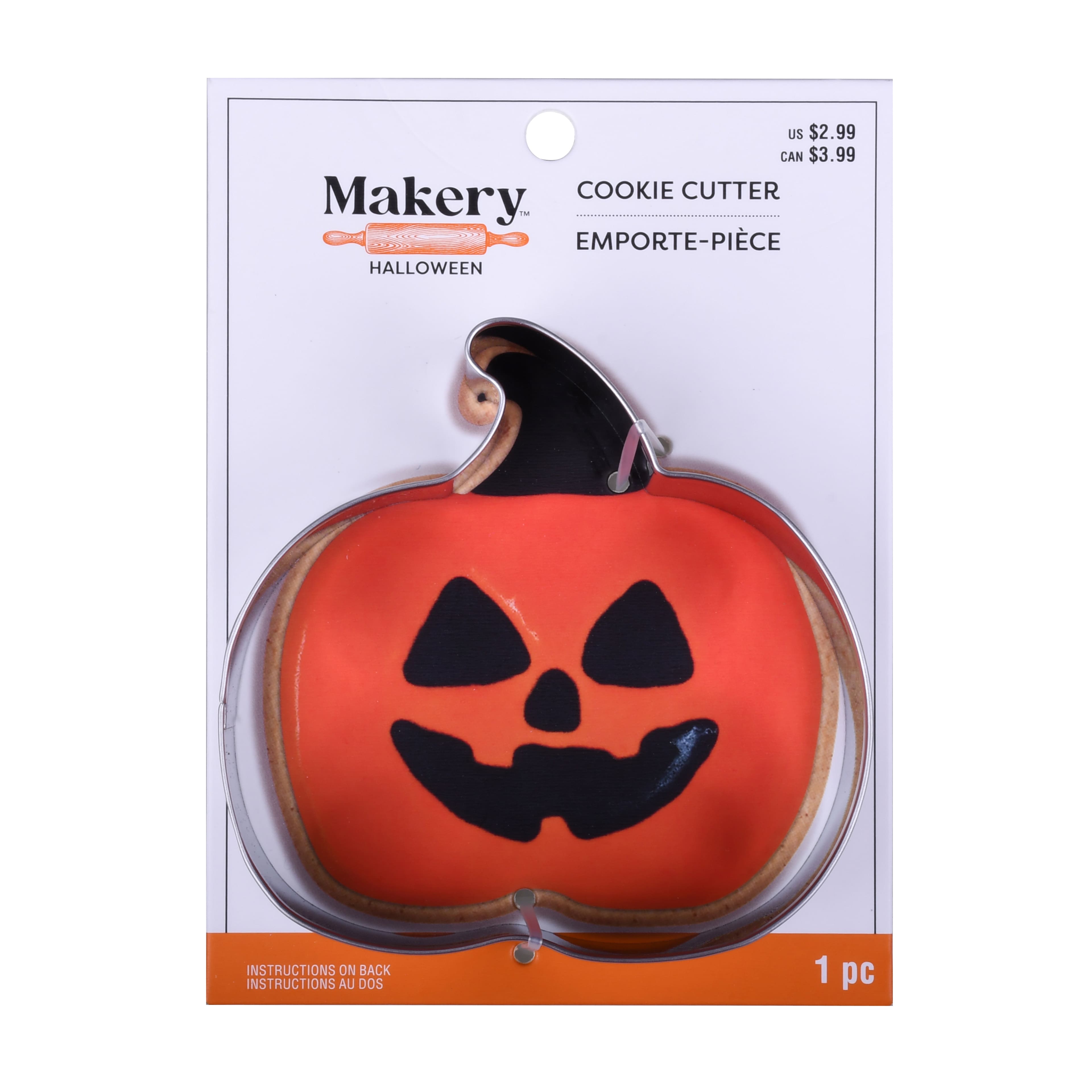 3.75&#x22; Pumpkin Cookie Cutter by Makery&#x2122;