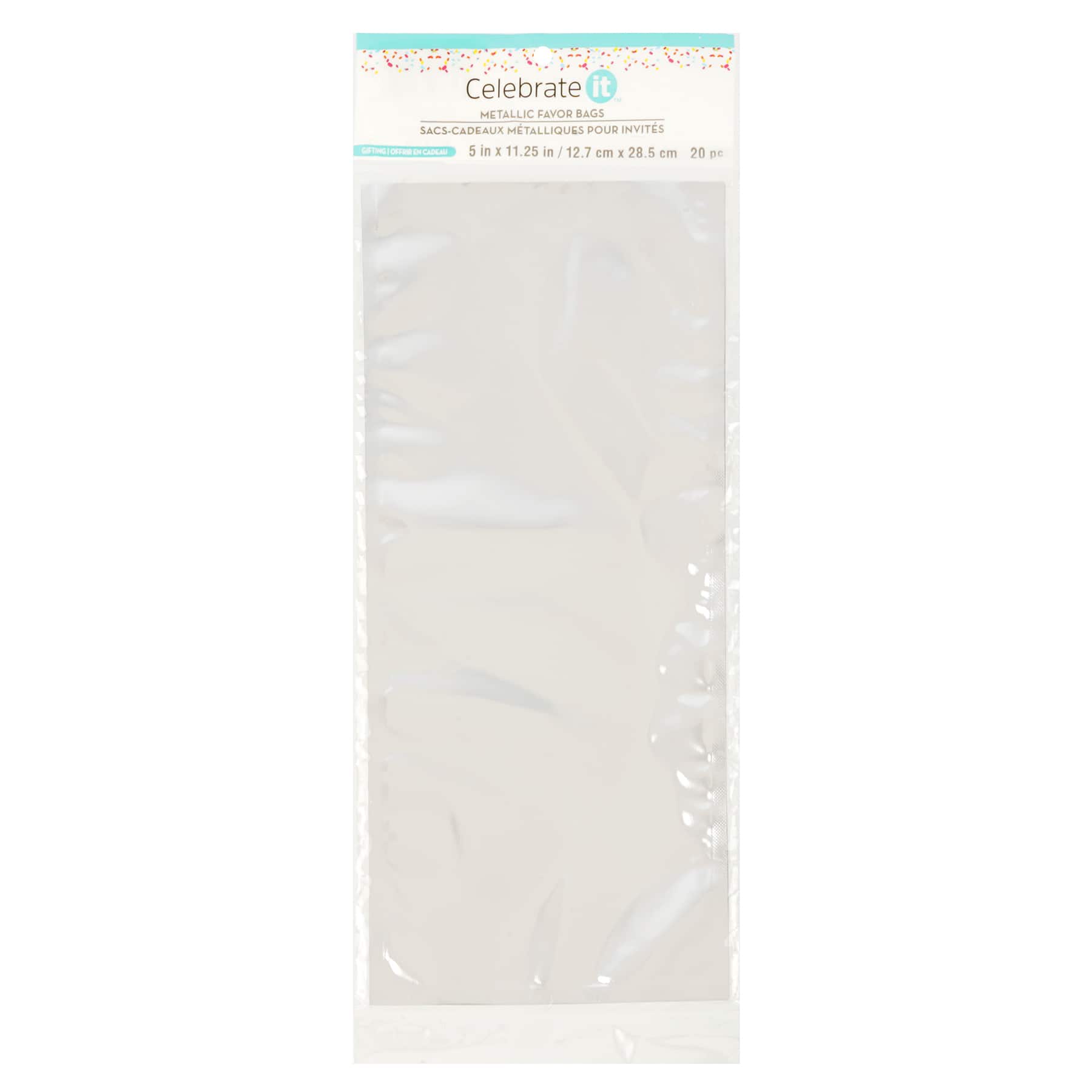 Metallic Favor Bags by Celebrate It&#x2122;, 20ct.