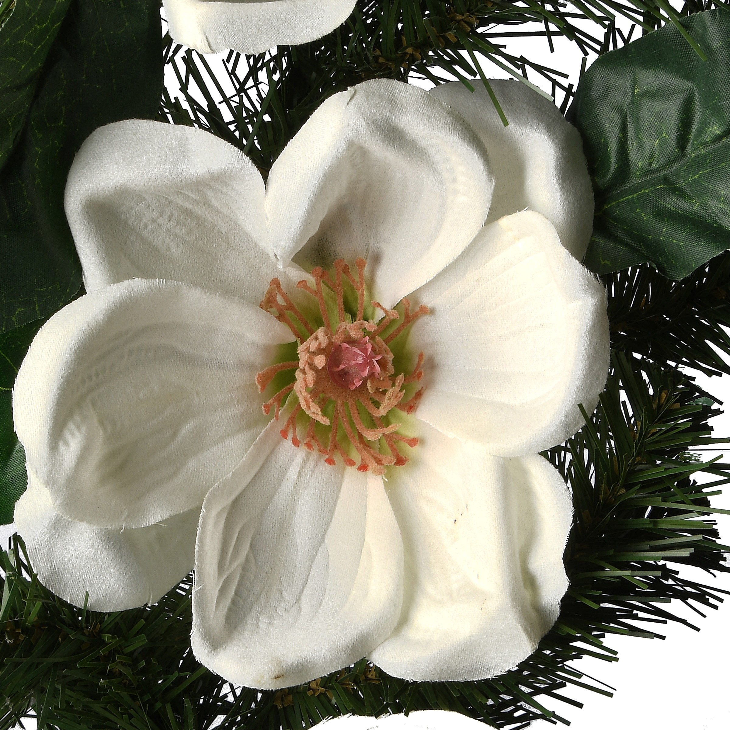 6ft. North Valley Spruce Magnolia Flower Garland