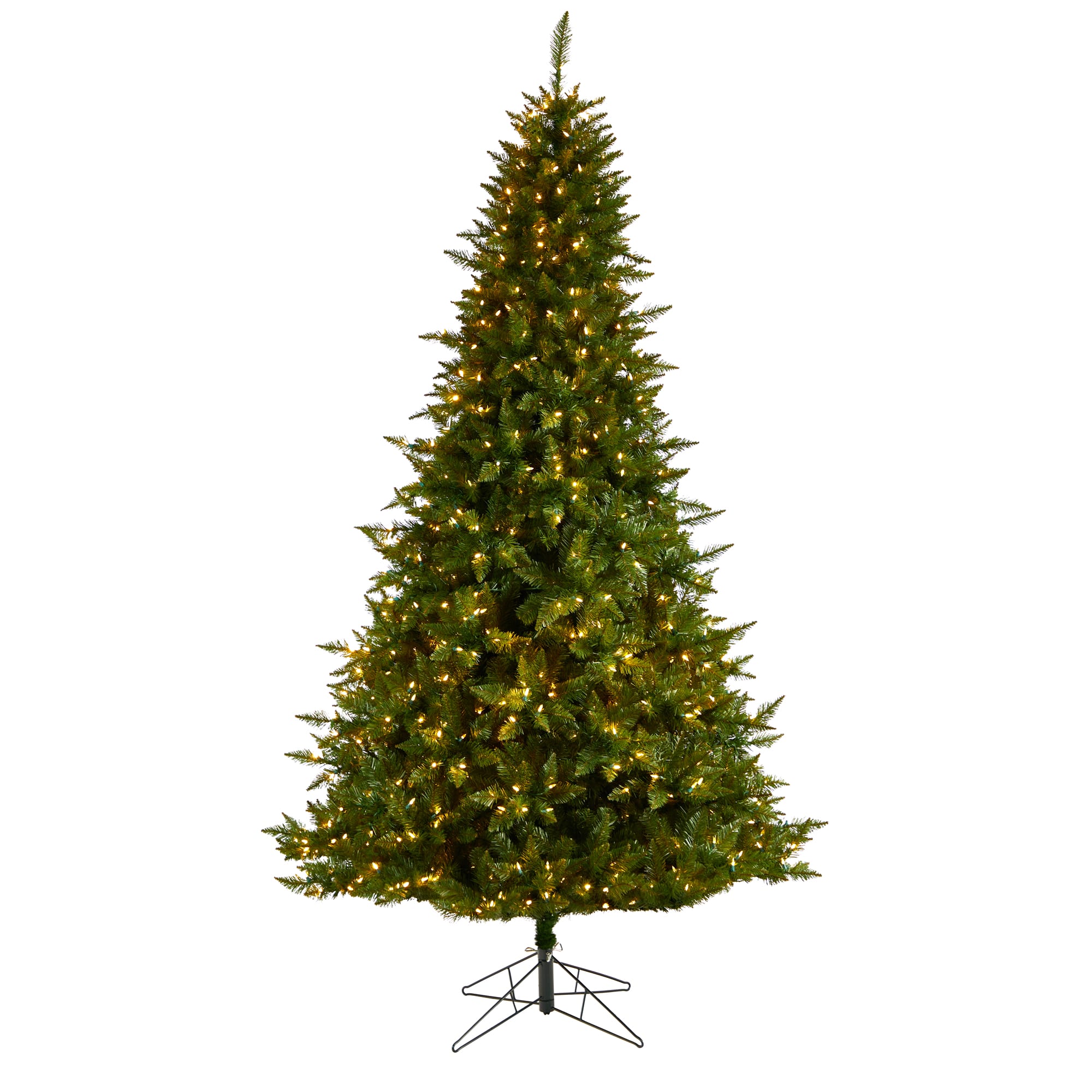 9ft. Pre-Lit Vermont Spruce Artificial Christmas Tree, Color Changing LED Lights