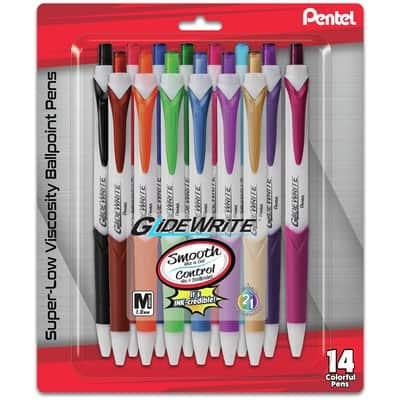 Pentel® GlideWrite Assorted Colors Ballpoint Pen | Michaels