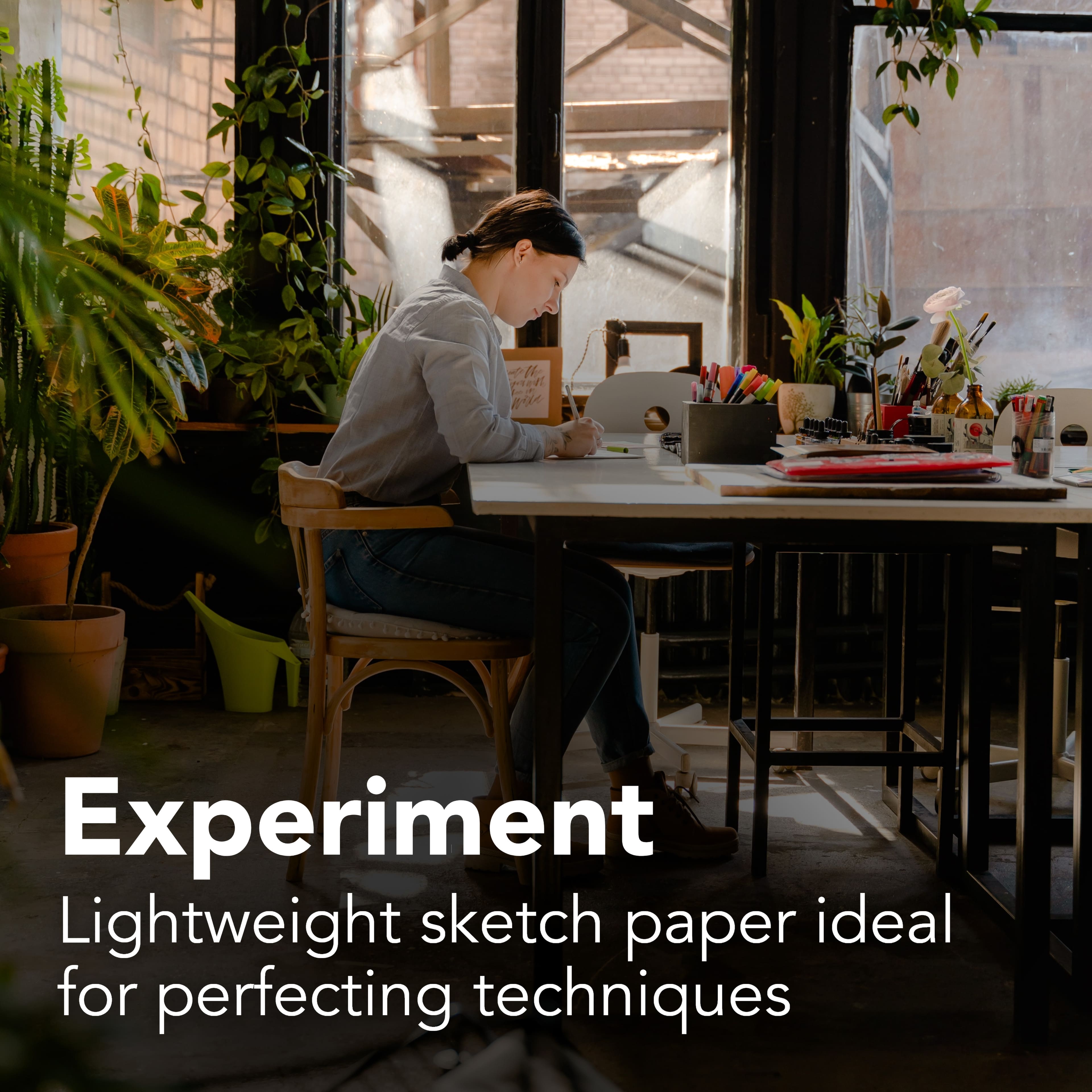 Strathmore® 400 Series Sketch Recycled Sketch Paper Pad, 18" x 24"