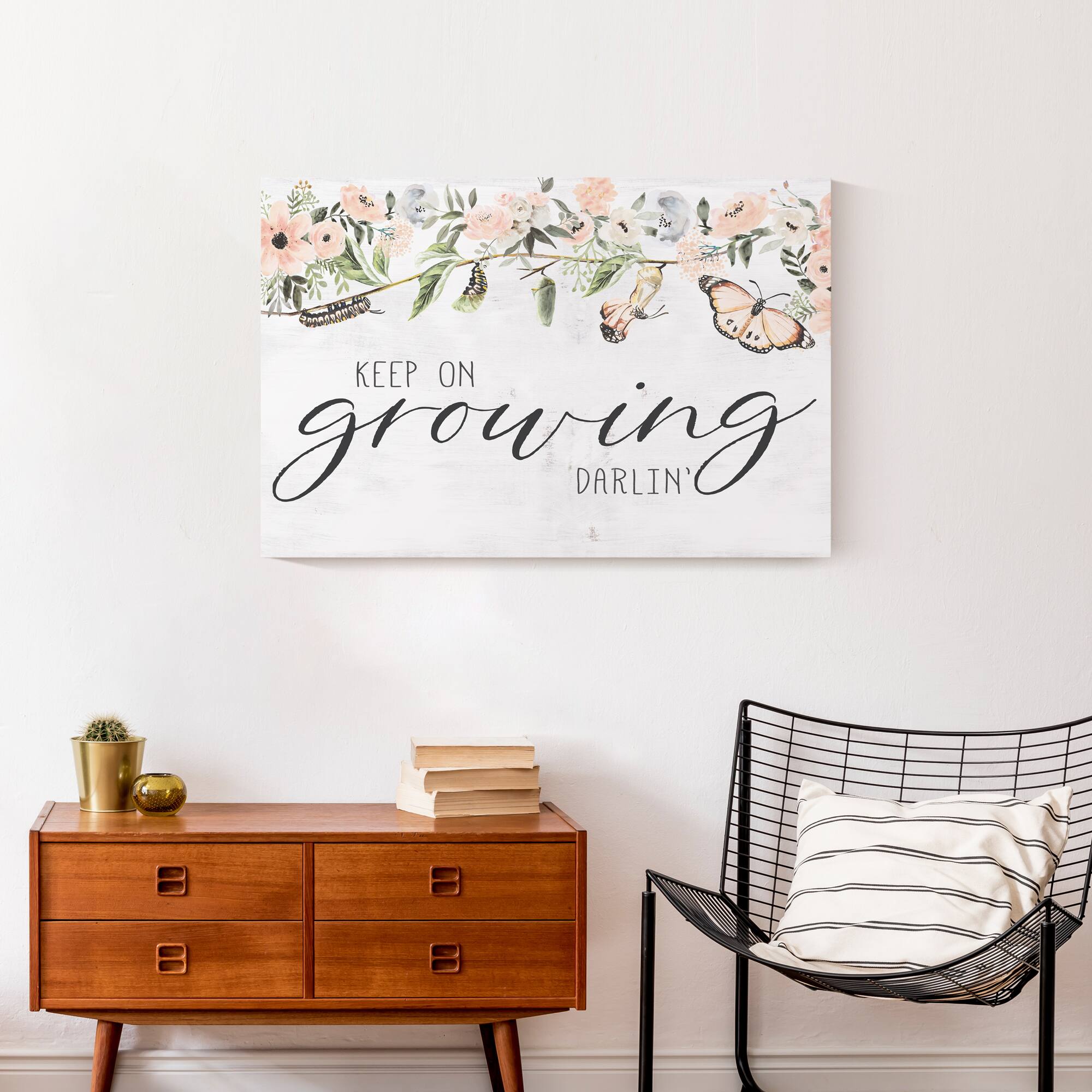 Keep on Growing Darlin 20" x 30" Canvas Wall Art