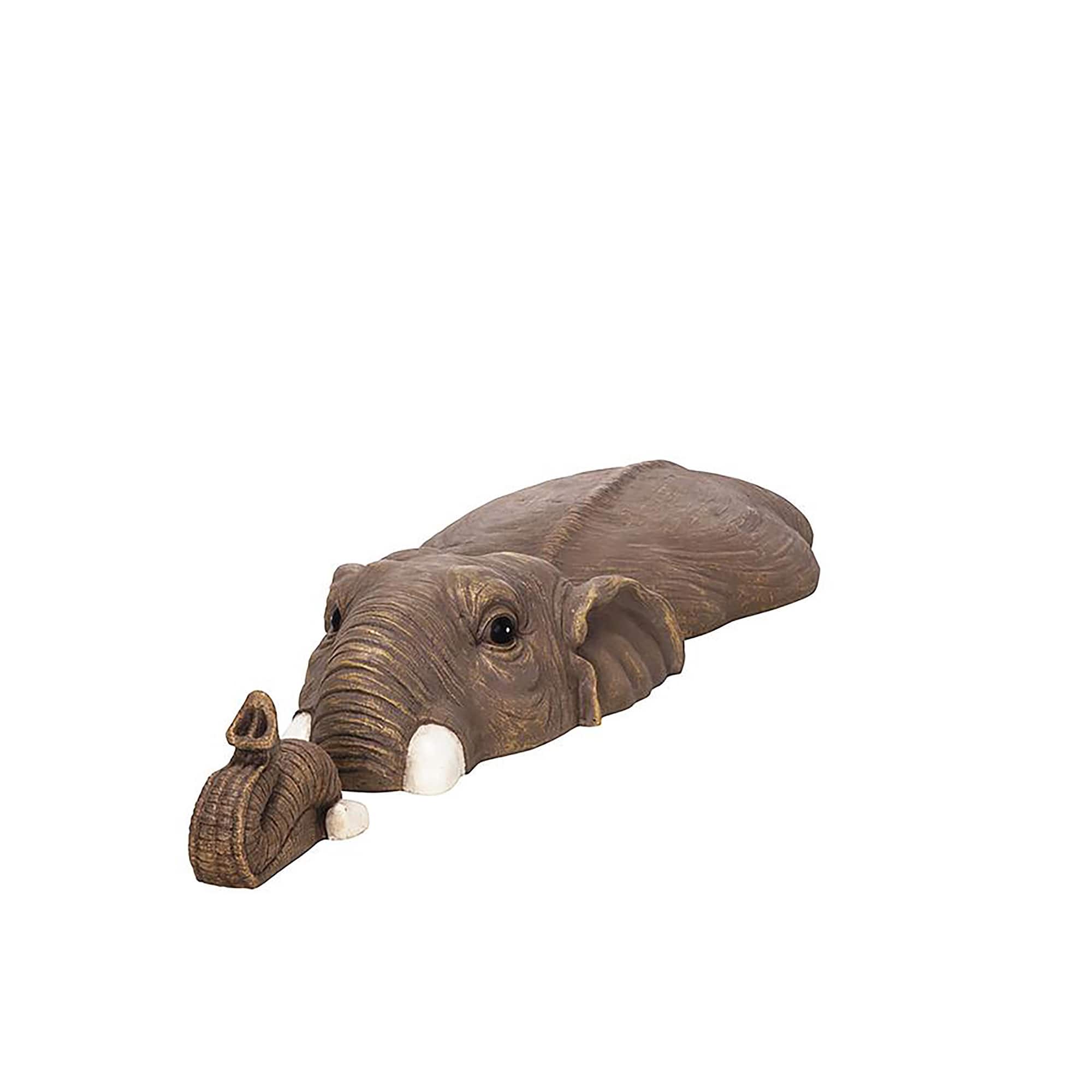 Design Toscano 28&#x22; In For a Swim Elephant Lawn Sculpture