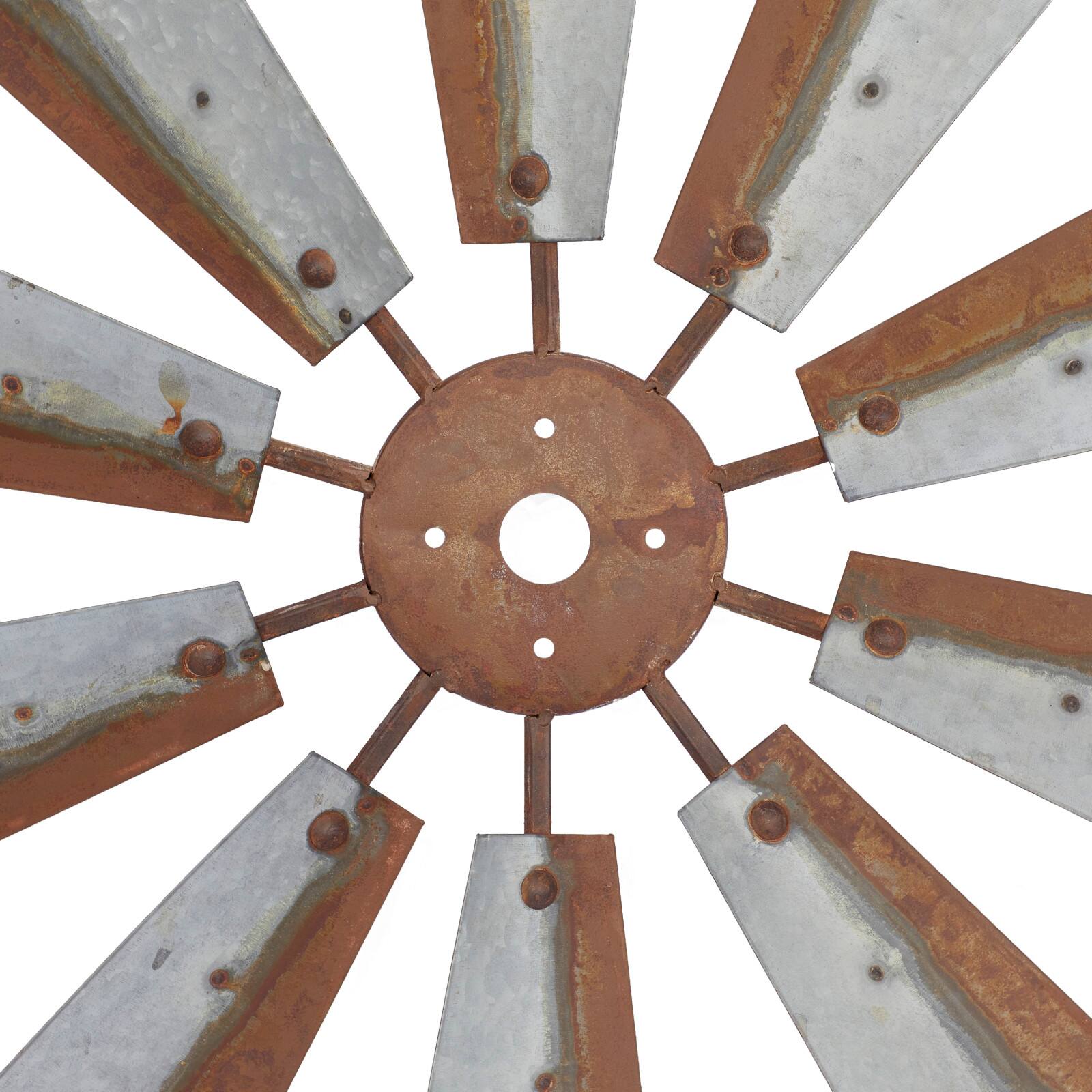 Brown Metal Farmhouse Wall Decoration