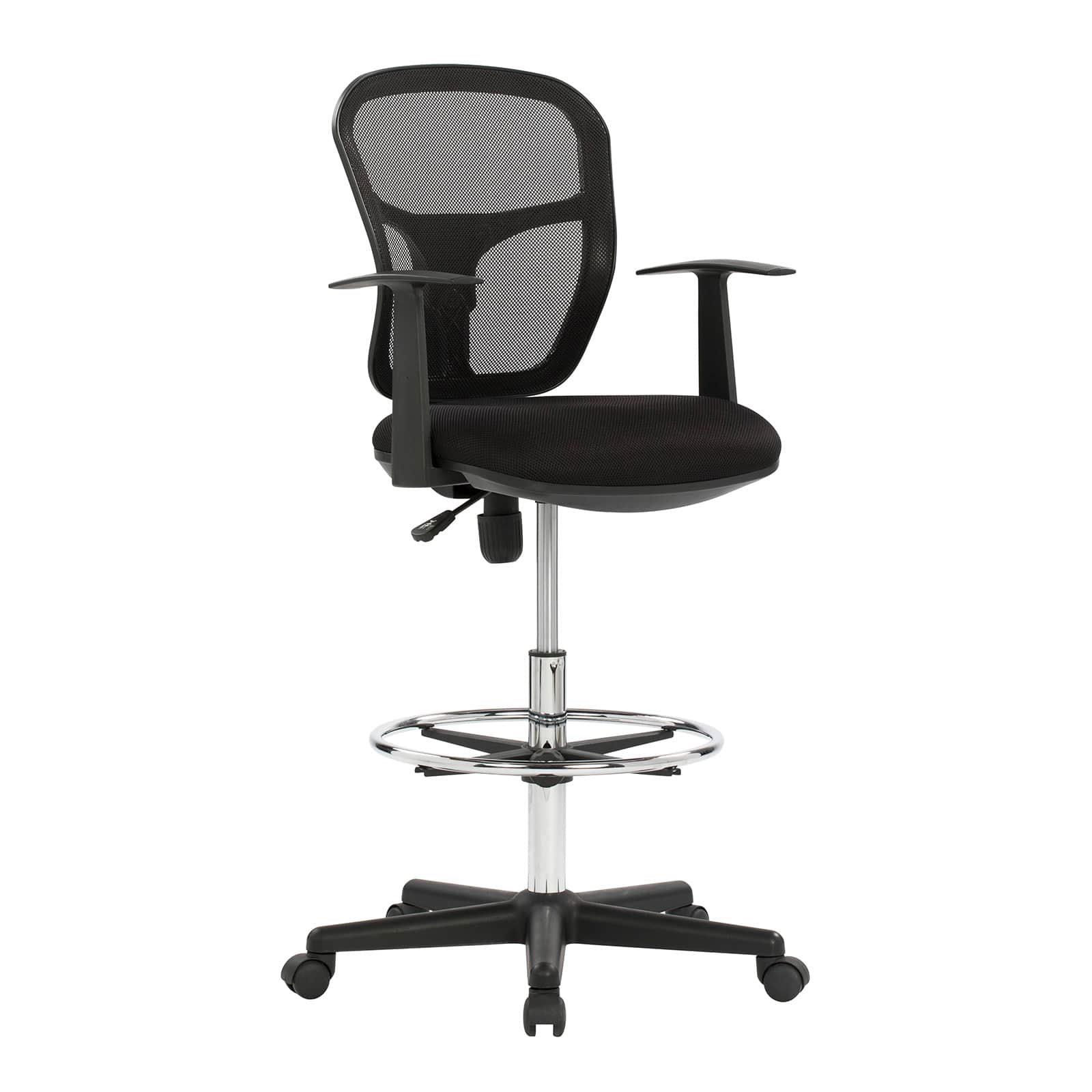 Studio Designs Riviera Height Adjustable Drafting Chair with Mesh Back