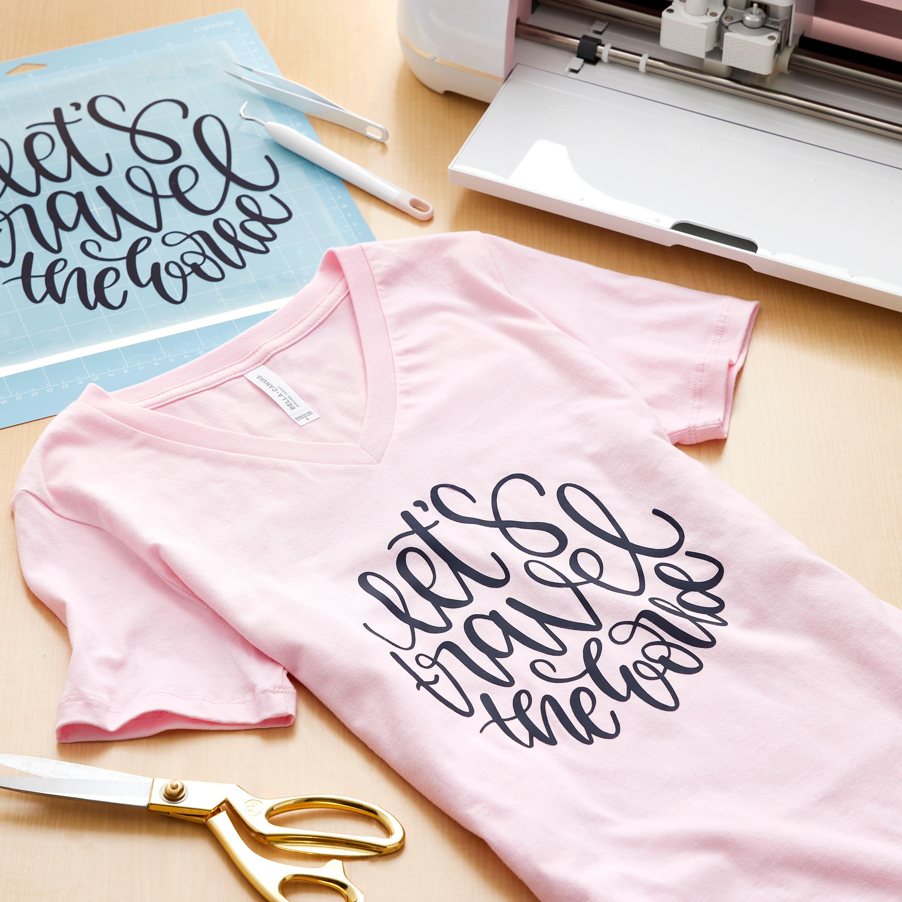 6 Pack: BELLA+CANVAS® Short Sleeve Women's V-Neck T-Shirt