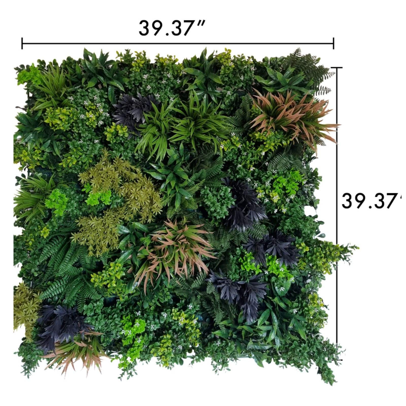 3ft. Ibiza Style Artificial Plant Living Wall Panel