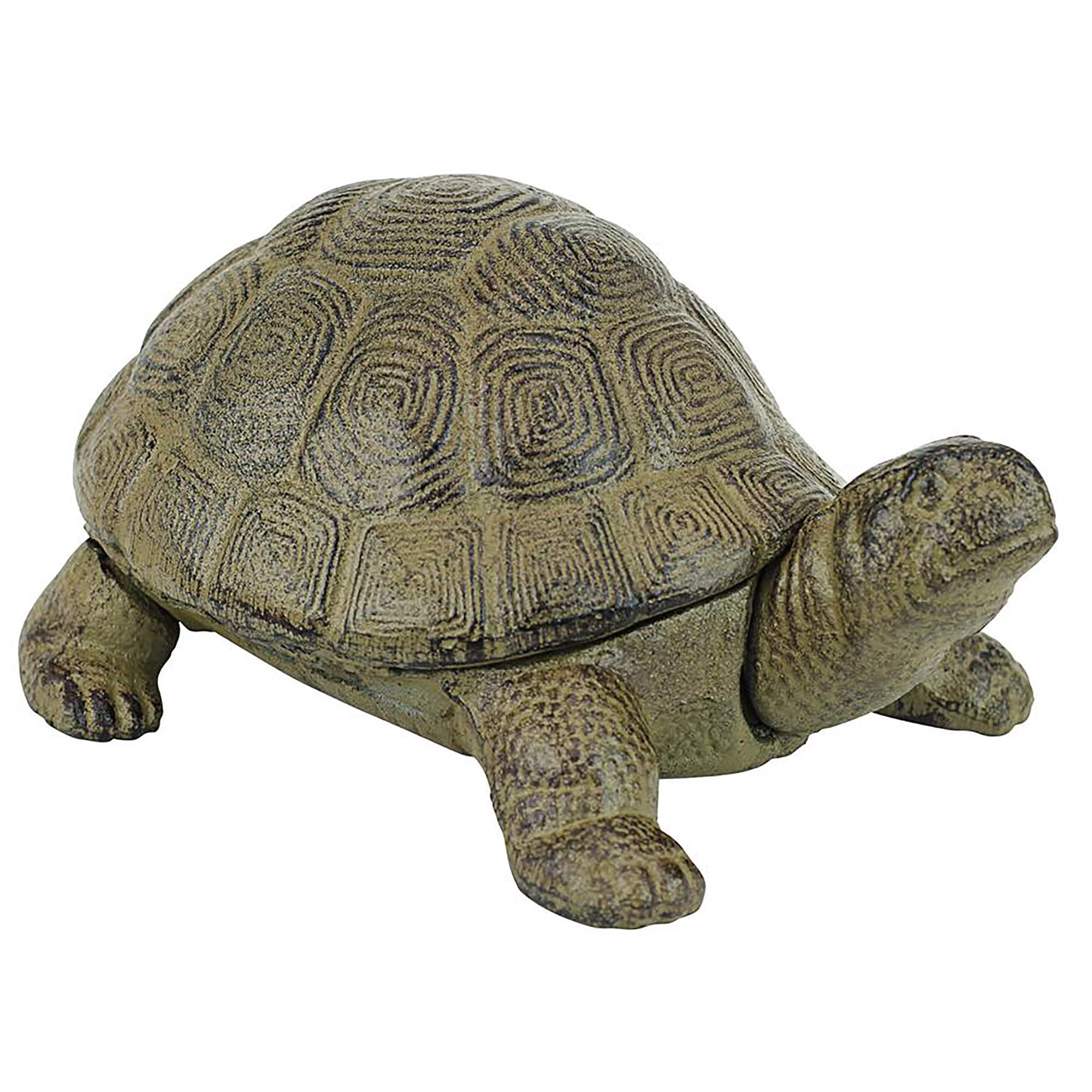 Design Toscano 5" Aesop's Turtle Cast Iron Statue