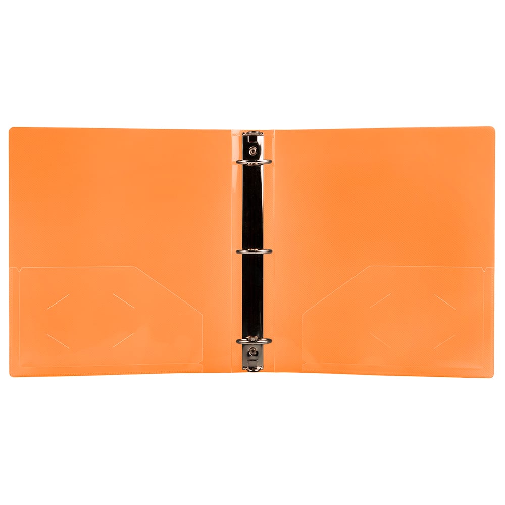 JAM Paper 1.5" Glass Twill Plastic 3-Ring Binder