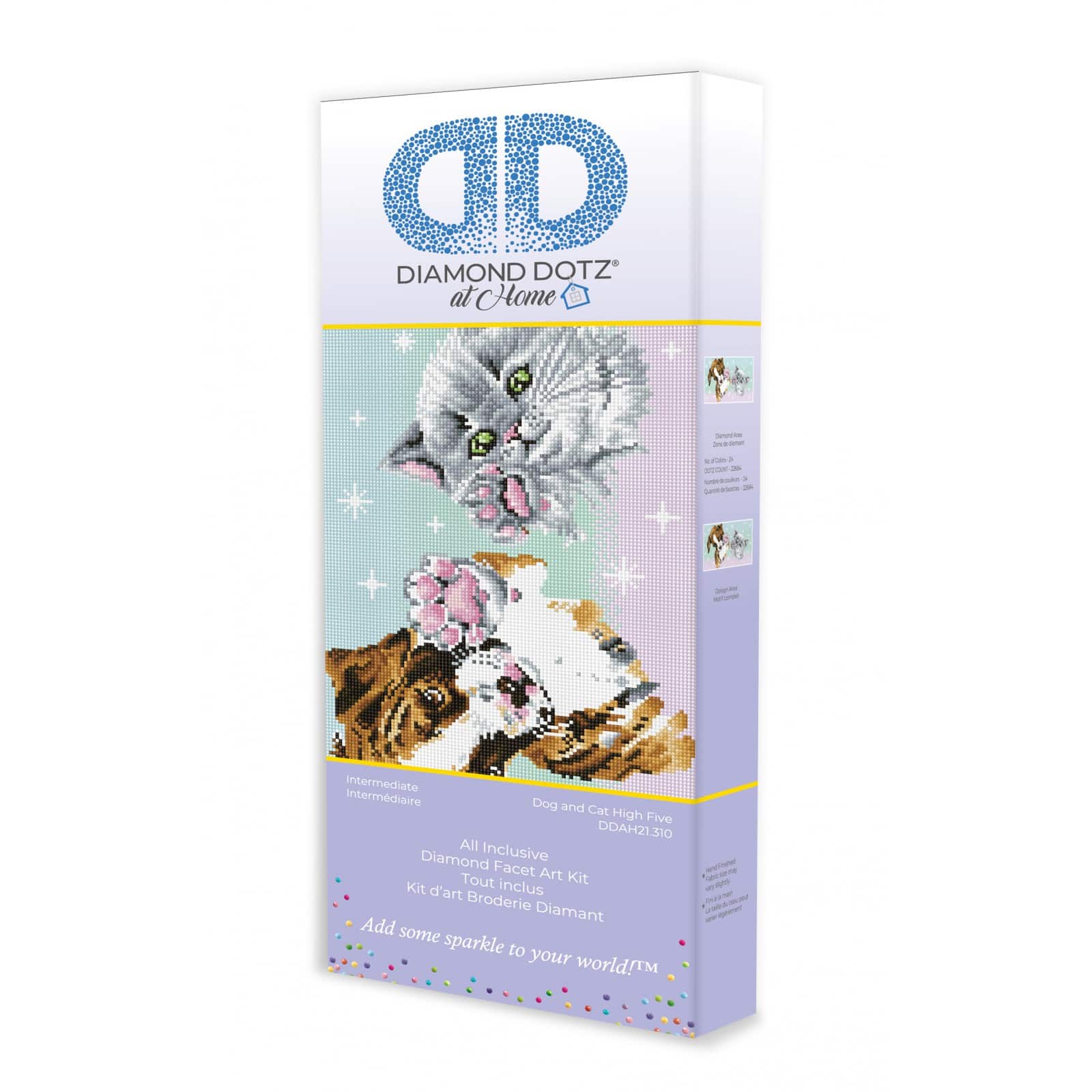 Diamond Dotz® at Home Intermediate Dog & Cat High Five Diamond