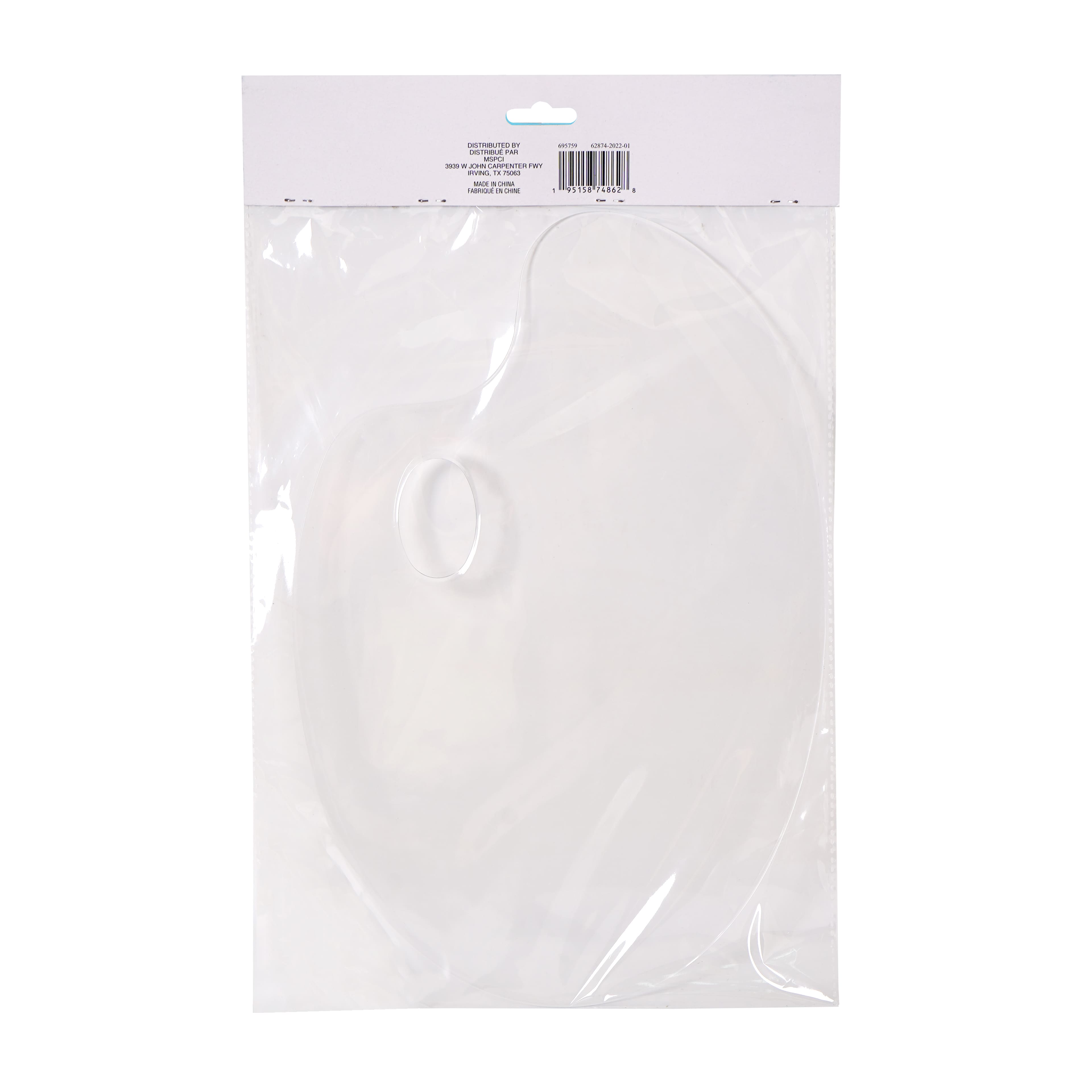 12 Pack: Transparent Oval Palette by Artist's Loft™