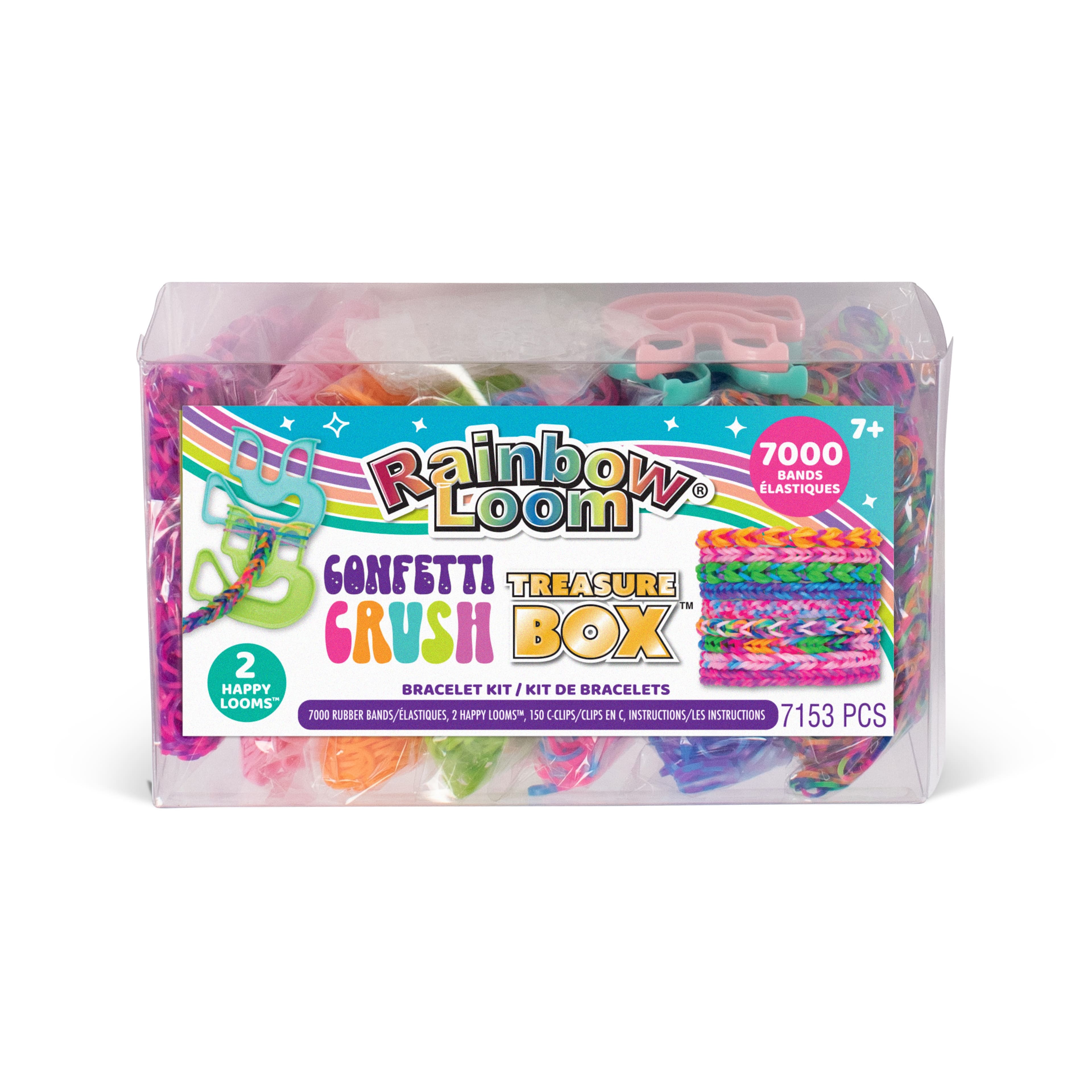 Rainbow Loom&#xAE; Confetti Crush Treasure Box&#x2122; Bracelet Kit