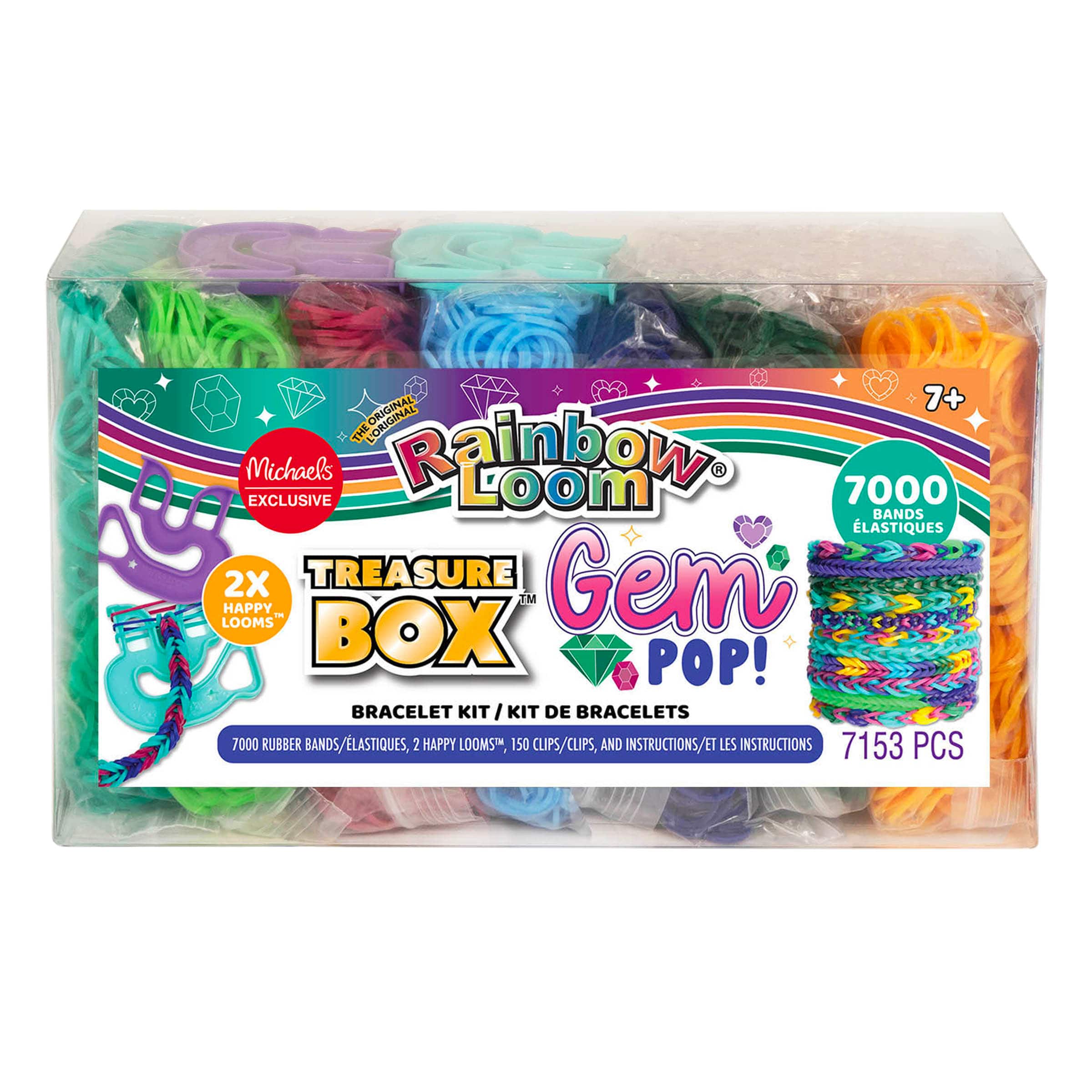 Rainbow Loom® Gem Pop! Treasure Box™ Bracelet Kit | Michaels