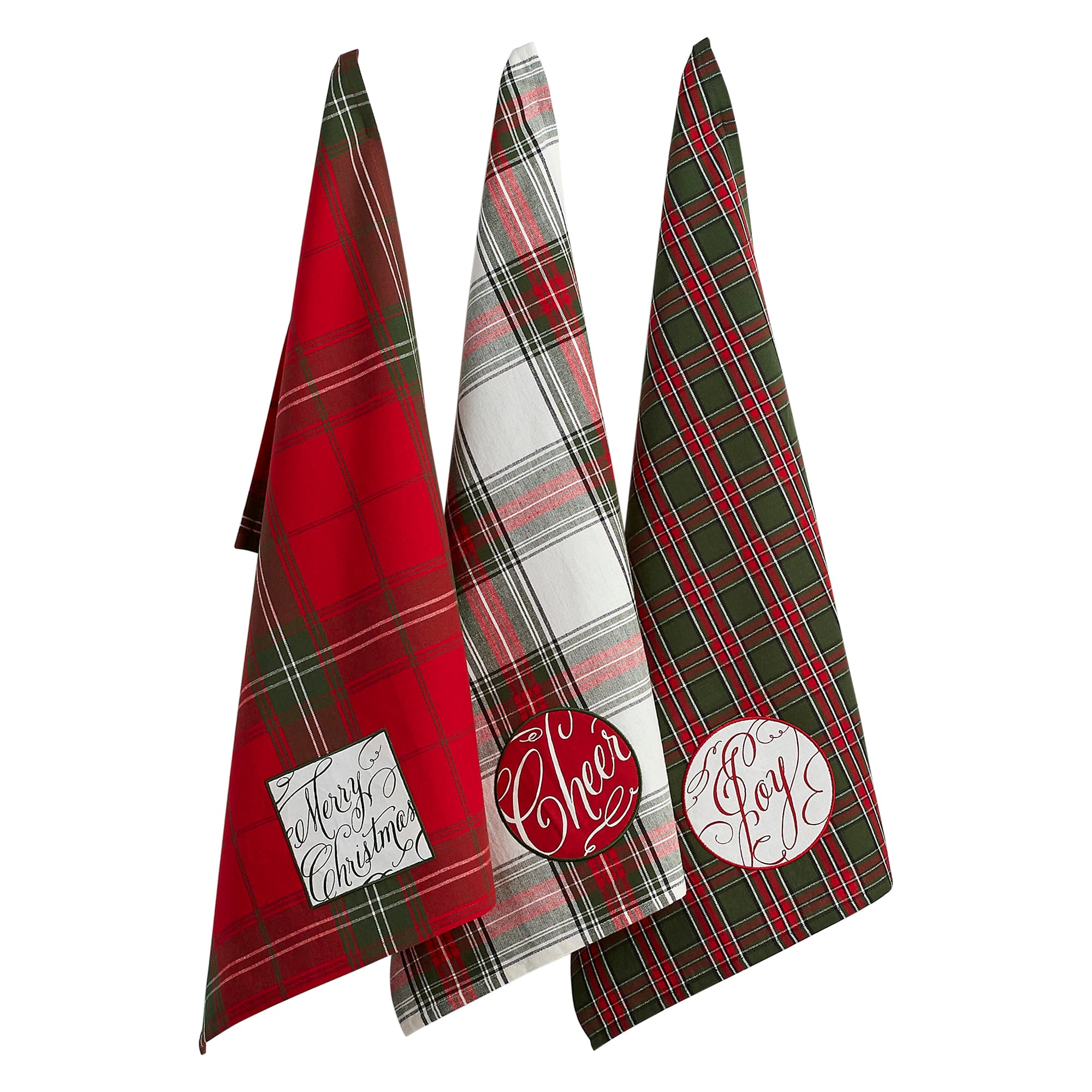 DII&#xAE; Joyful Wishes Embellished Dishtowel Set