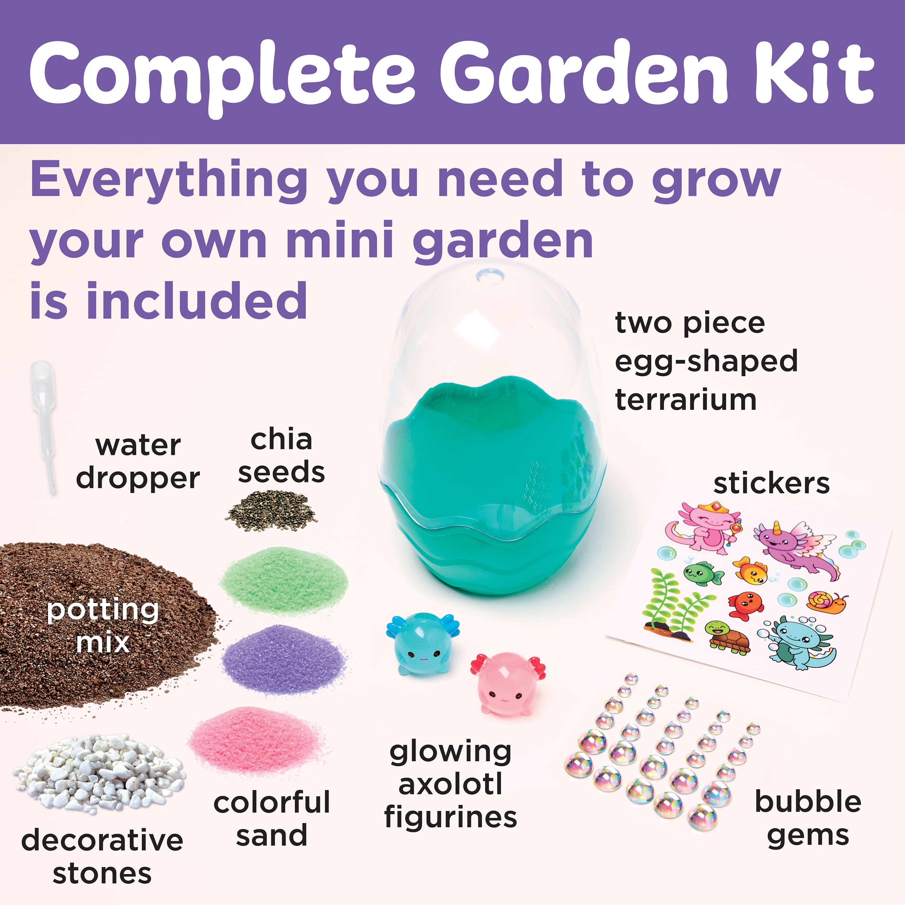 Creativity for Kids&#xAE; Axolotl Mini Garden