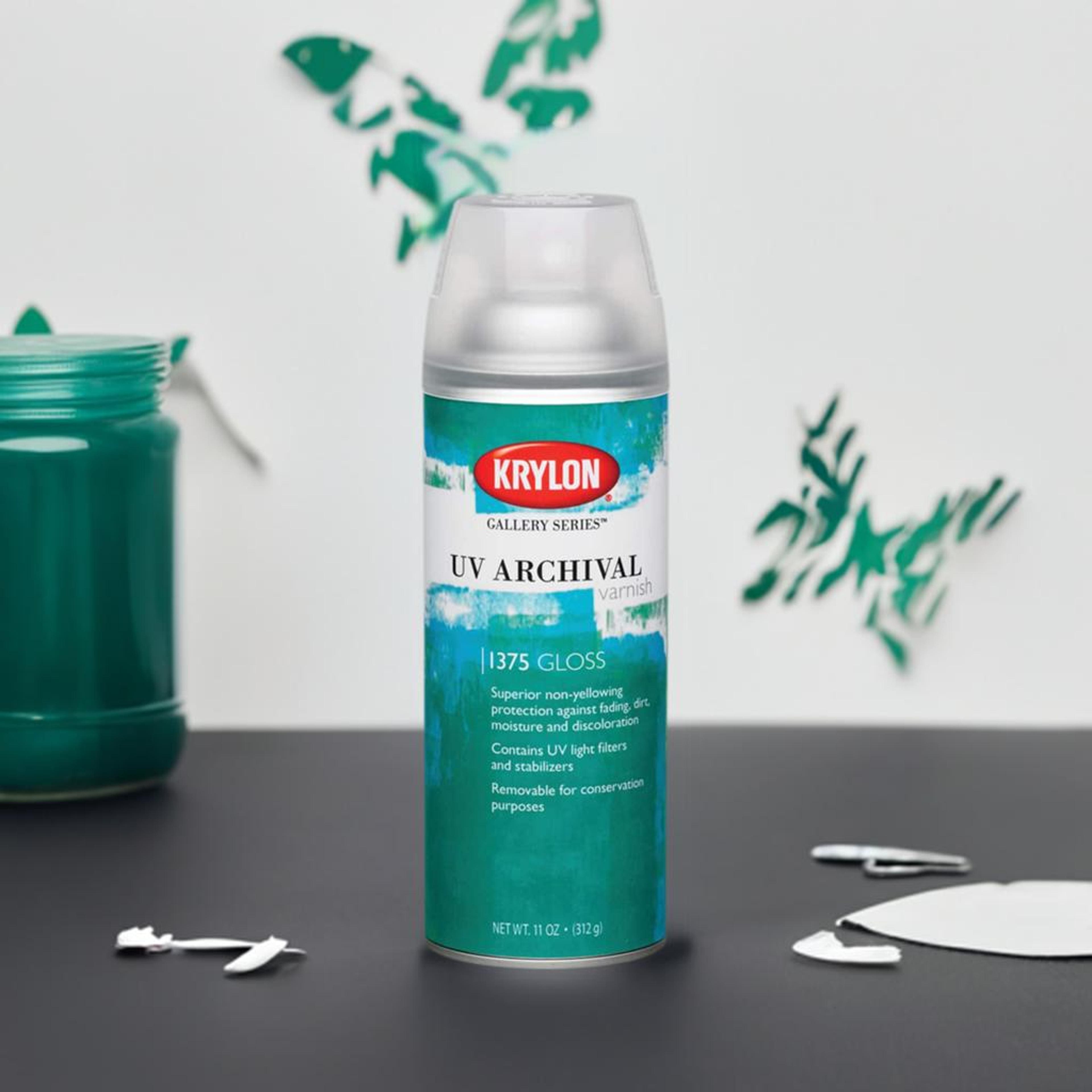 Krylon&#xAE; Gallery Series&#x2122; UV Archival Gloss Varnish Spray