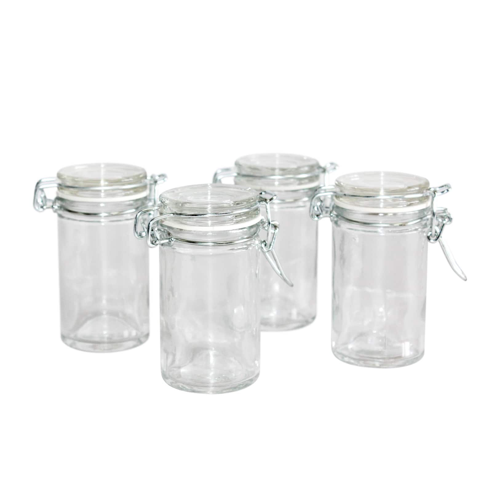 6 Packs: 18 ct. (108 total) Glass Snap-Top Favor Jars by Celebrate It™ Wedding