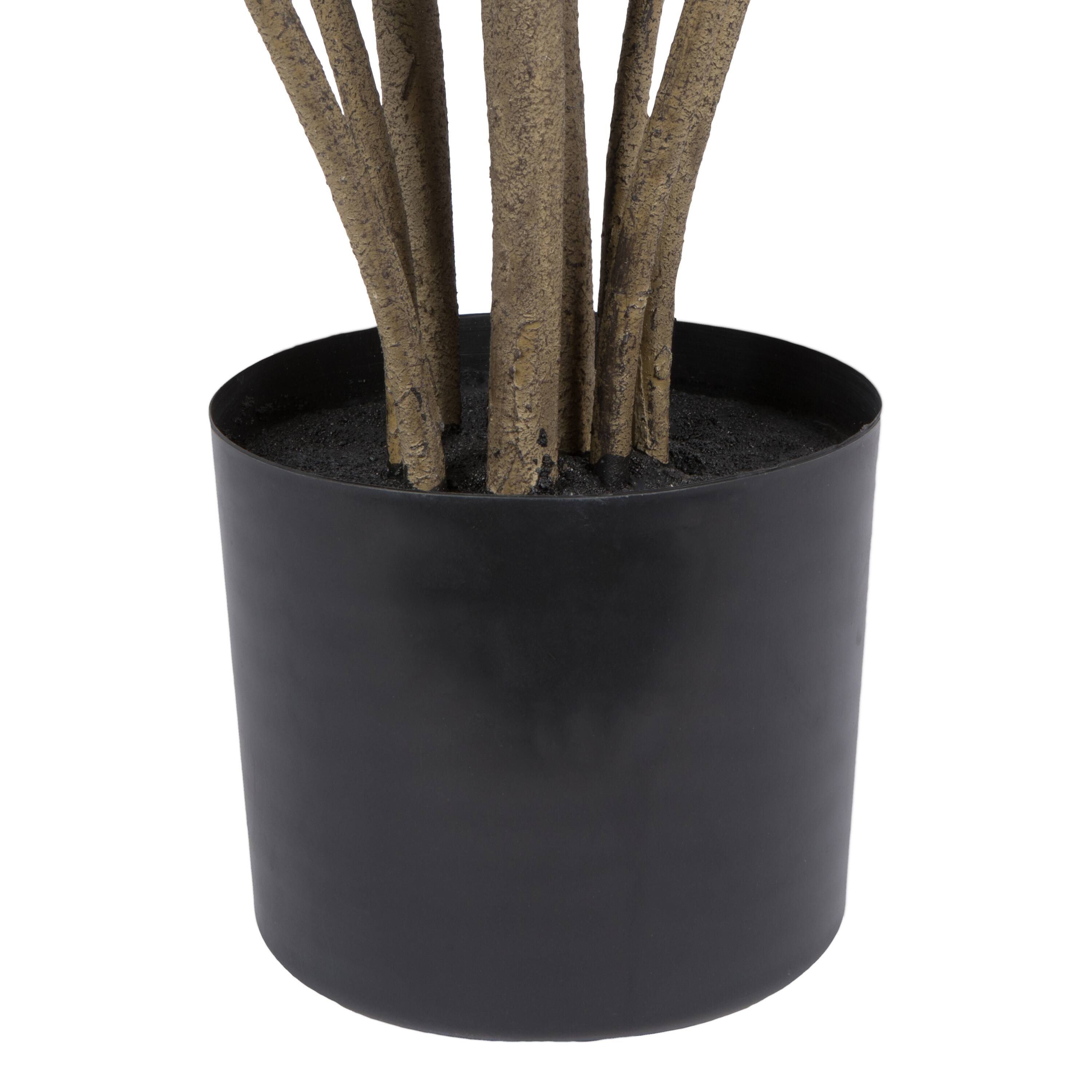 6ft. Potted Artificial Green Fiddle Tree