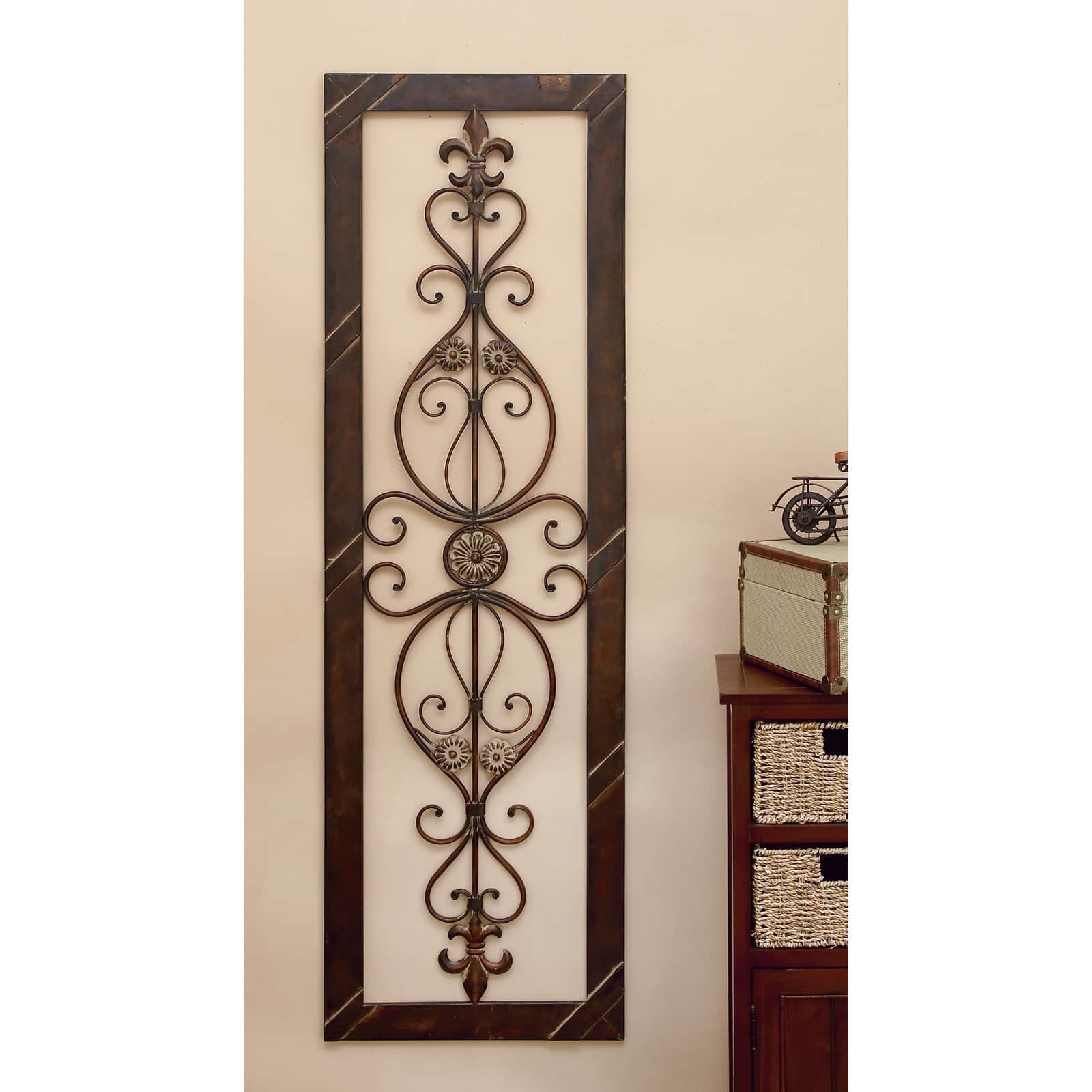 62" Brown Metal Rustic Wall Décor Michaels