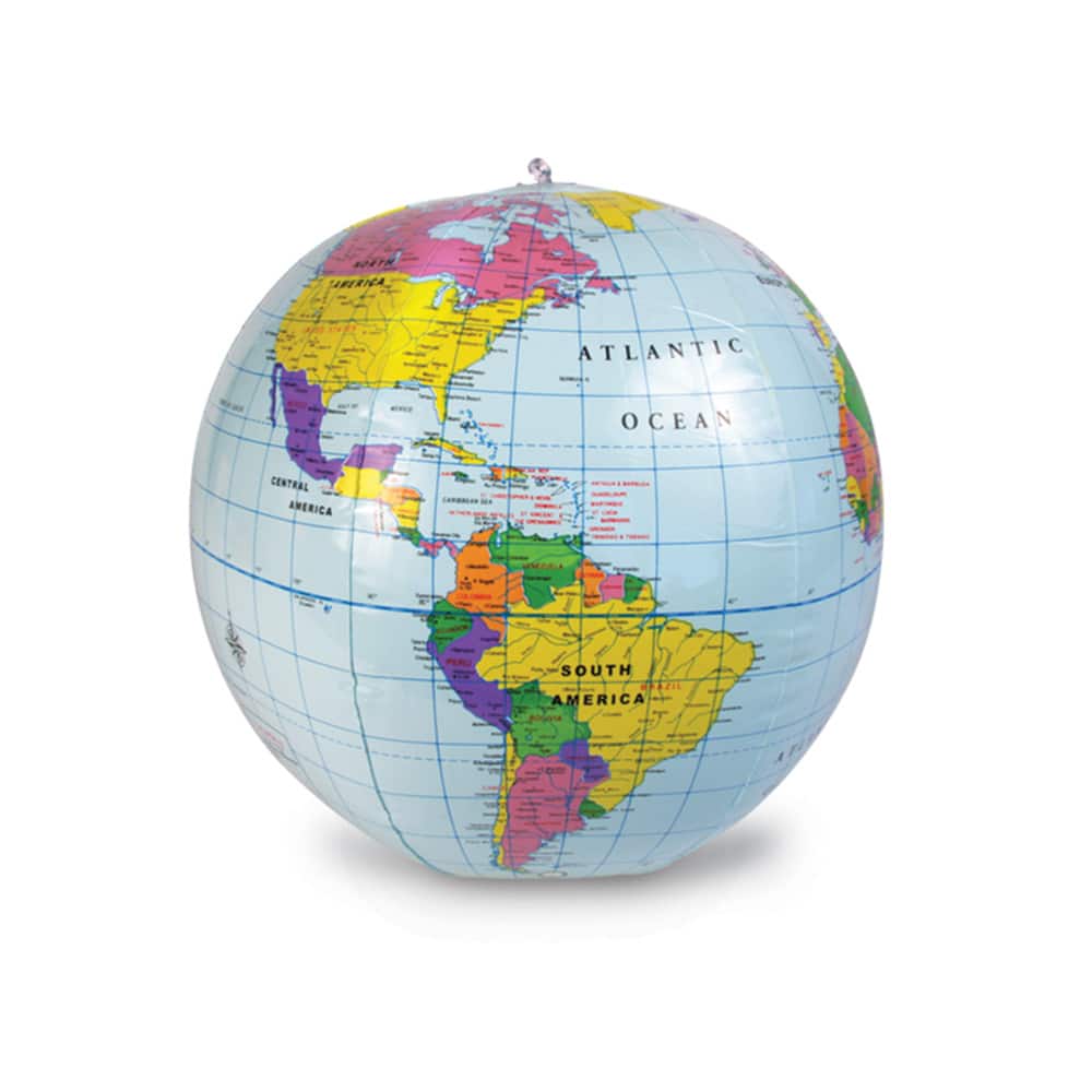 Learning Resources 12" Inflatable World Globe