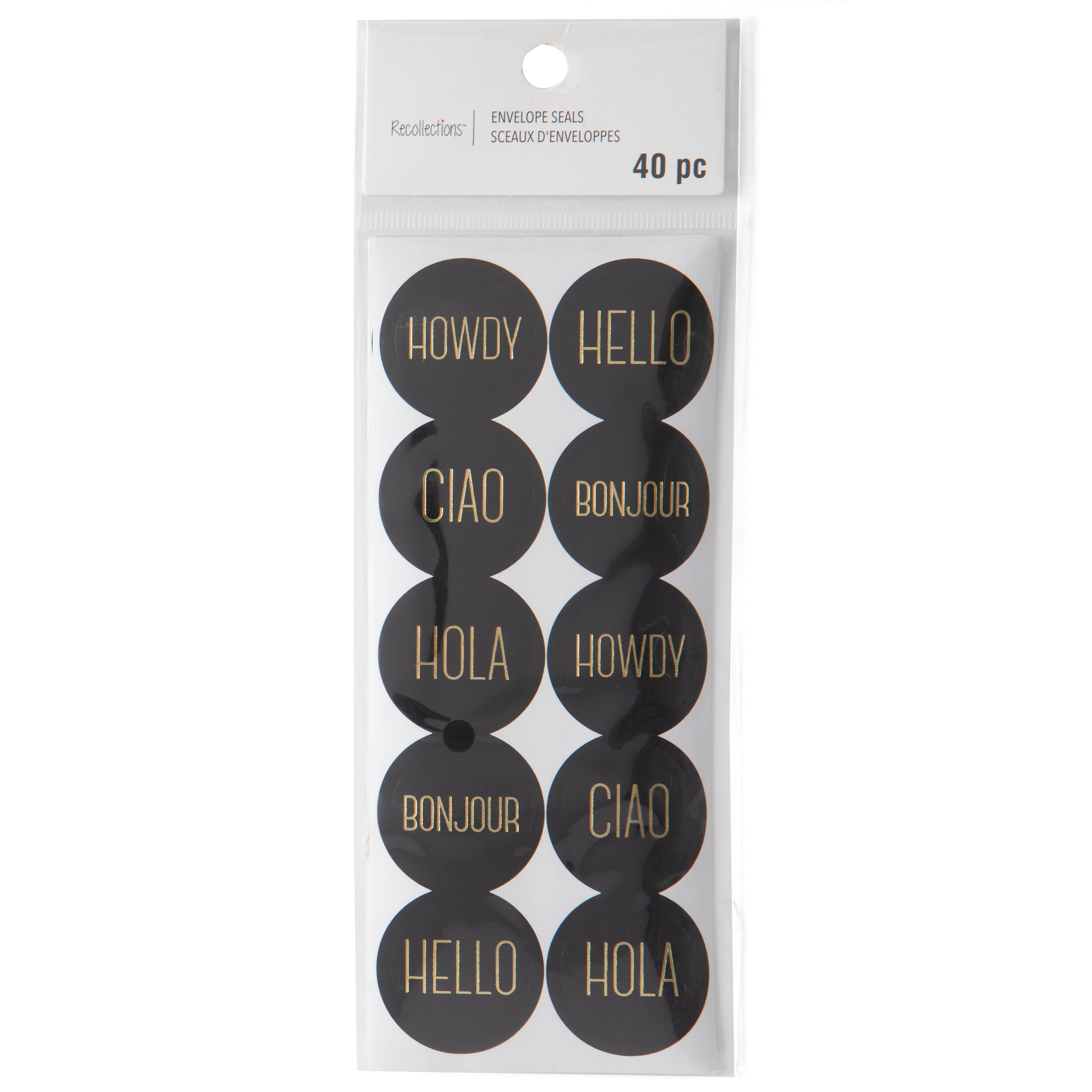 12 Packs: 40 ct. (480 total) Greeting Envelope Seals by Recollections&#x2122;