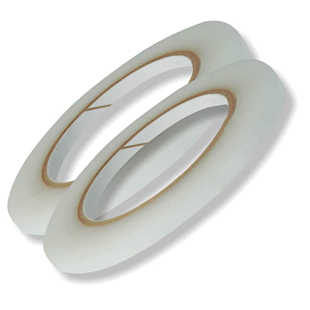 JAM Paper 0.25" Clear Floral Accessories Waterproof Container Tape, 2ct.