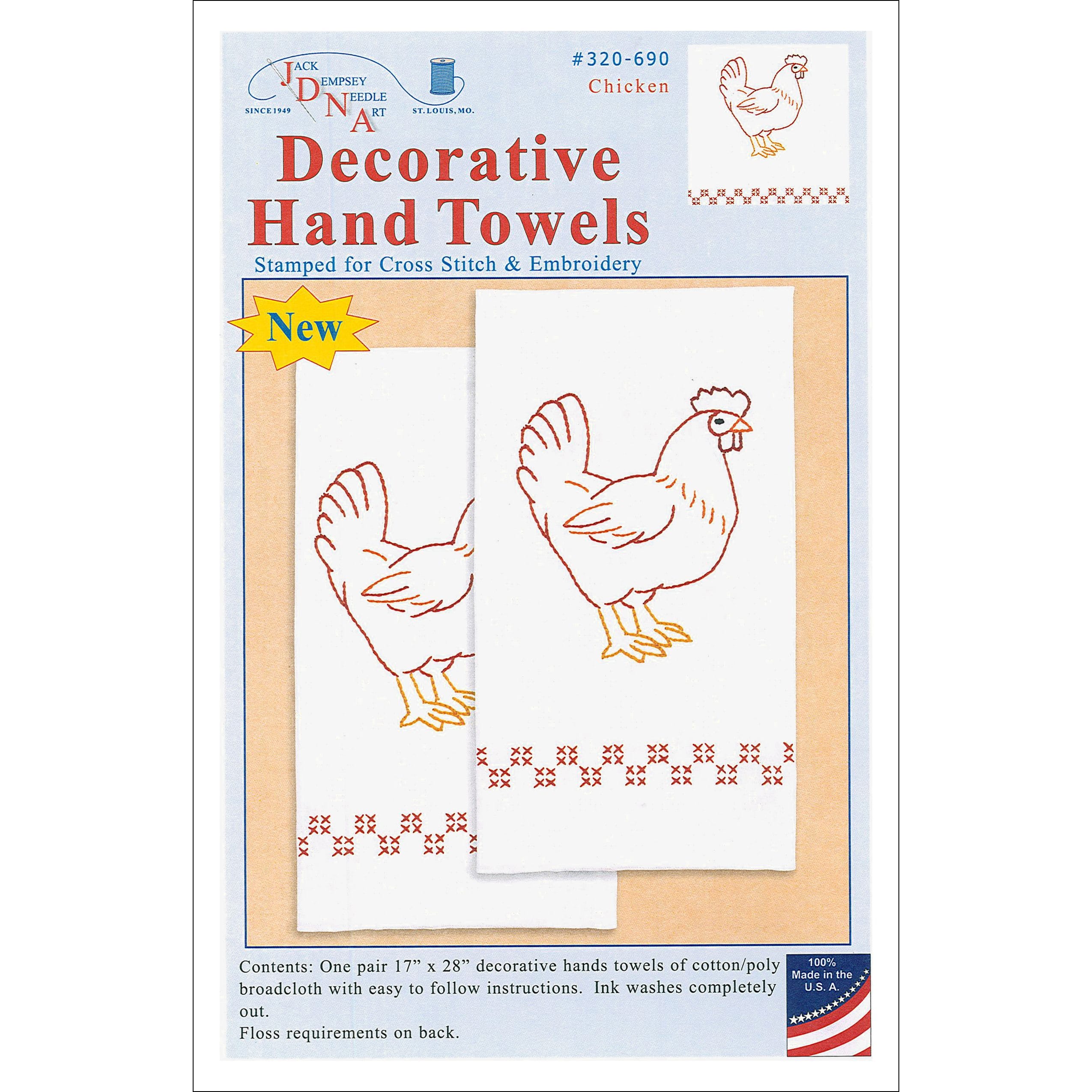 Jack Dempsey Chicken Decorative Hand Towel Set