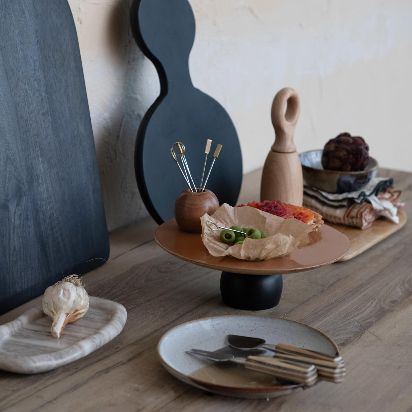 Hello Honey&#xAE; 8&#x22; Beige Oval Marble Serving Tray